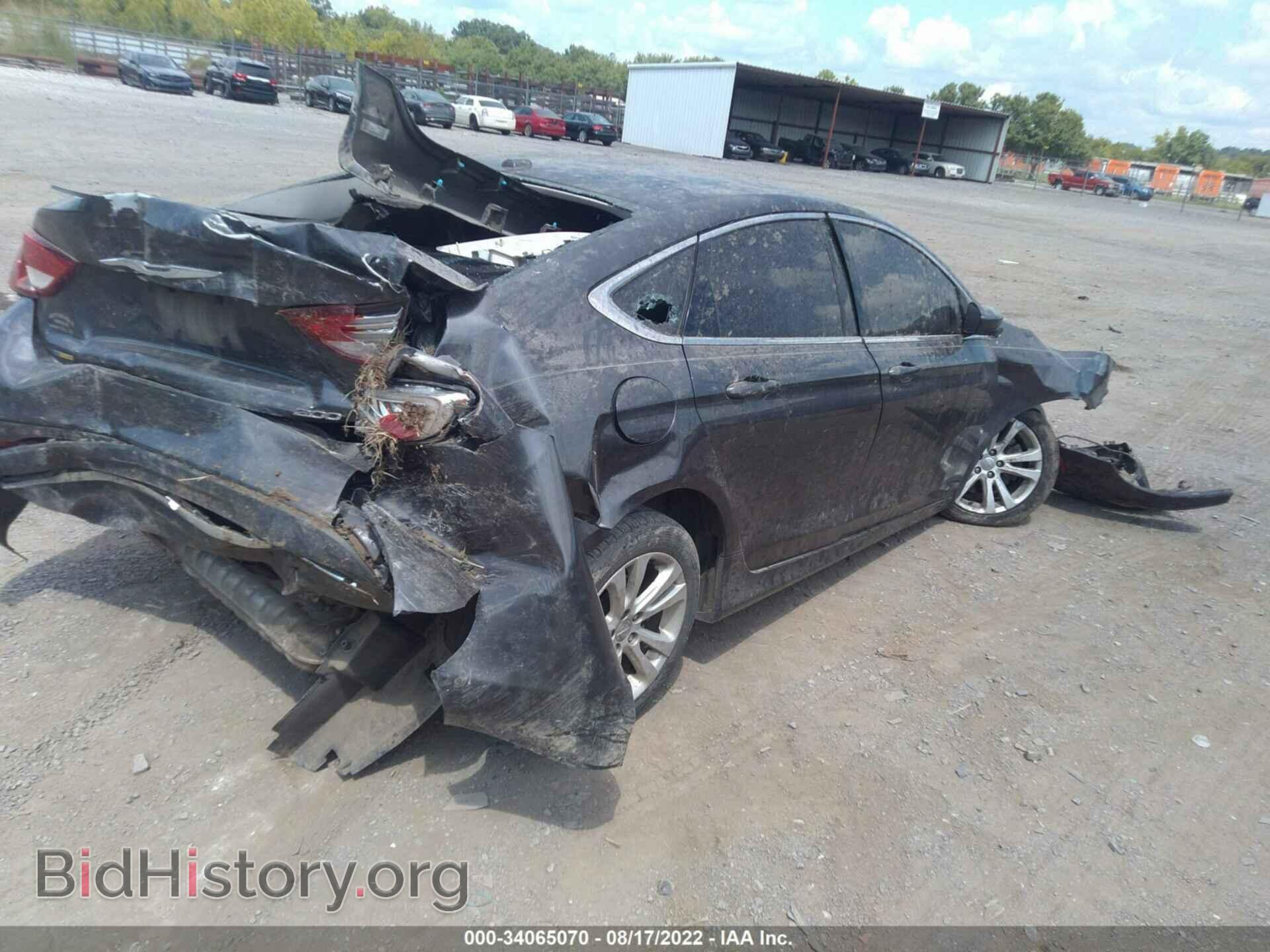 2015 CHRYSLER 200 - VIN: 1C3CCCABXFN660701 - Фото 4