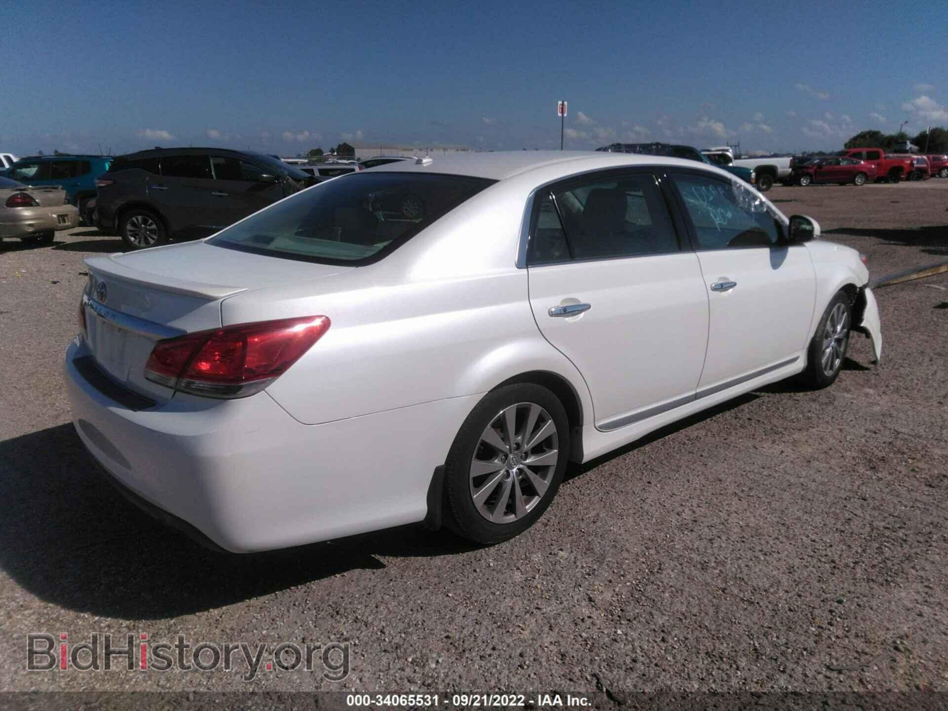 2012 TOYOTA AVALON - VIN: 4T1BK3DB2CU471382 - Фото 4