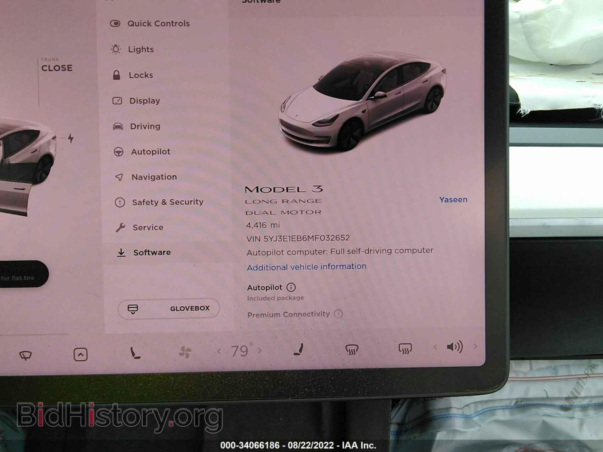 2021 TESLA MODEL 3 - VIN: 5YJ3E1EB6MF032652 - Photo 7