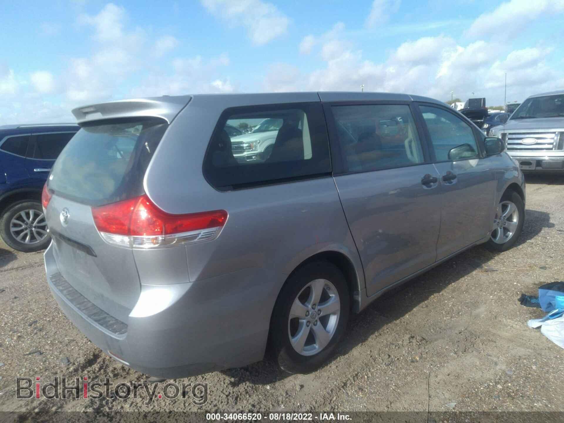 2014 TOYOTA SIENNA - VIN: 5TDZK3DC2ES468467 - Фото 4
