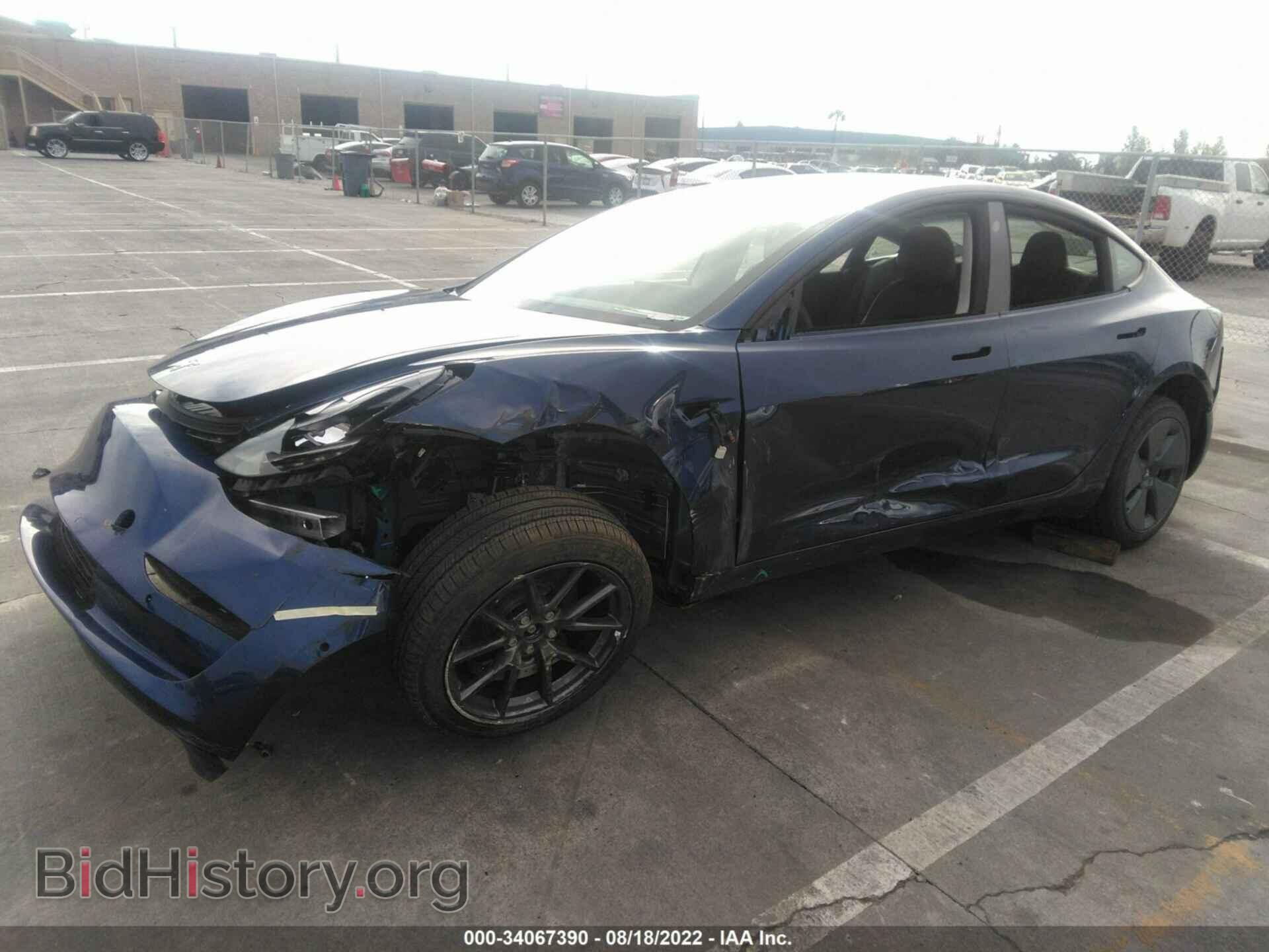 2022 TESLA MODEL 3 - VIN: 5YJ3E1EB0NF231374 - Фото 2