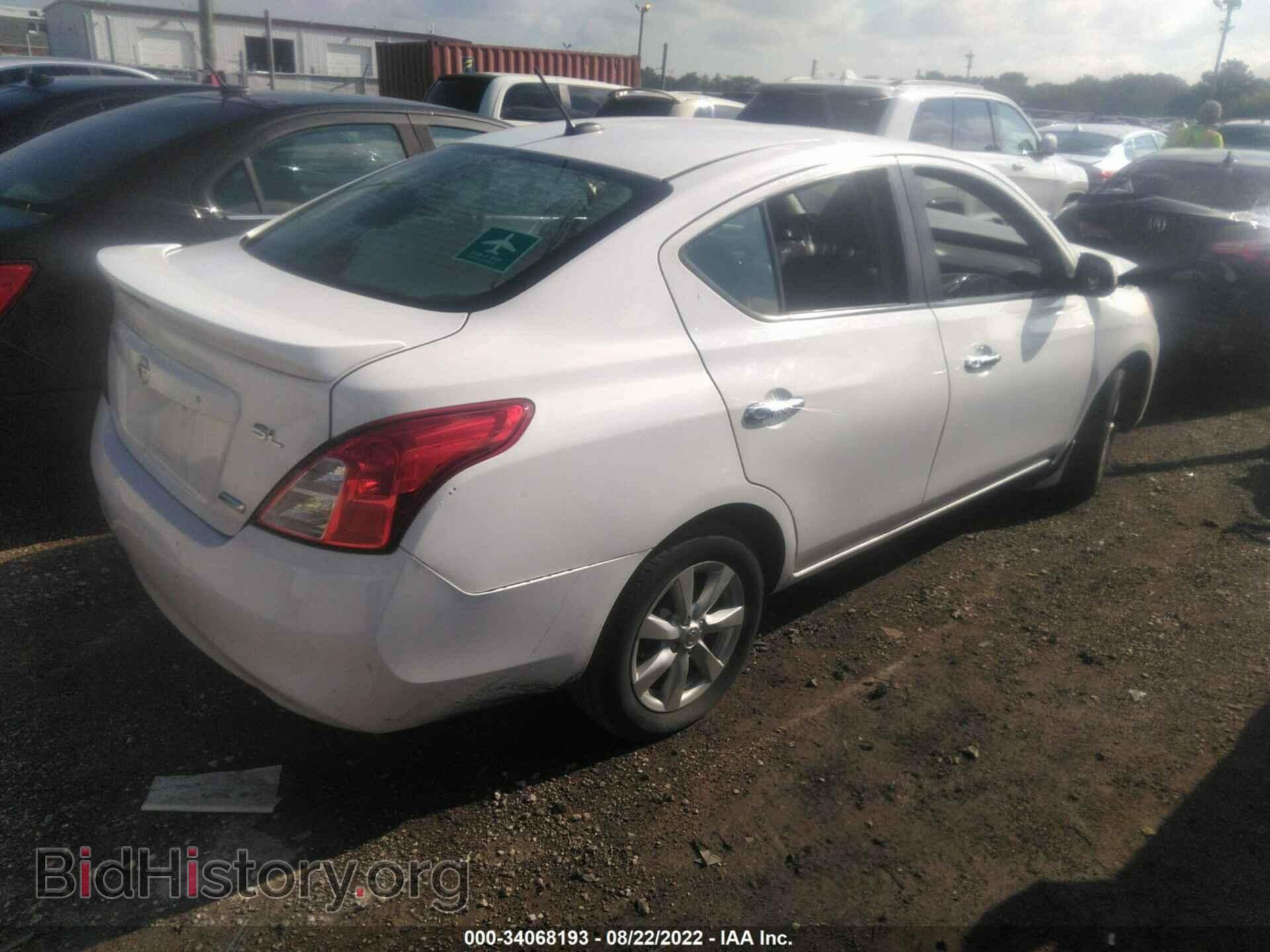 2012 NISSAN VERSA - VIN: 3N1CN7AP1CL931037 - Фото 4