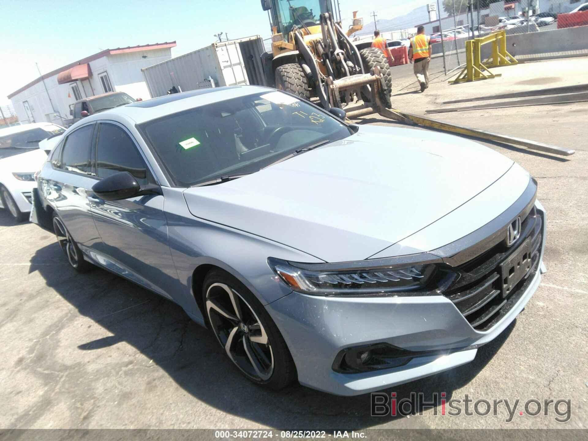 Photo 1HGCV2F33MA001284 - HONDA ACCORD SEDAN 2021