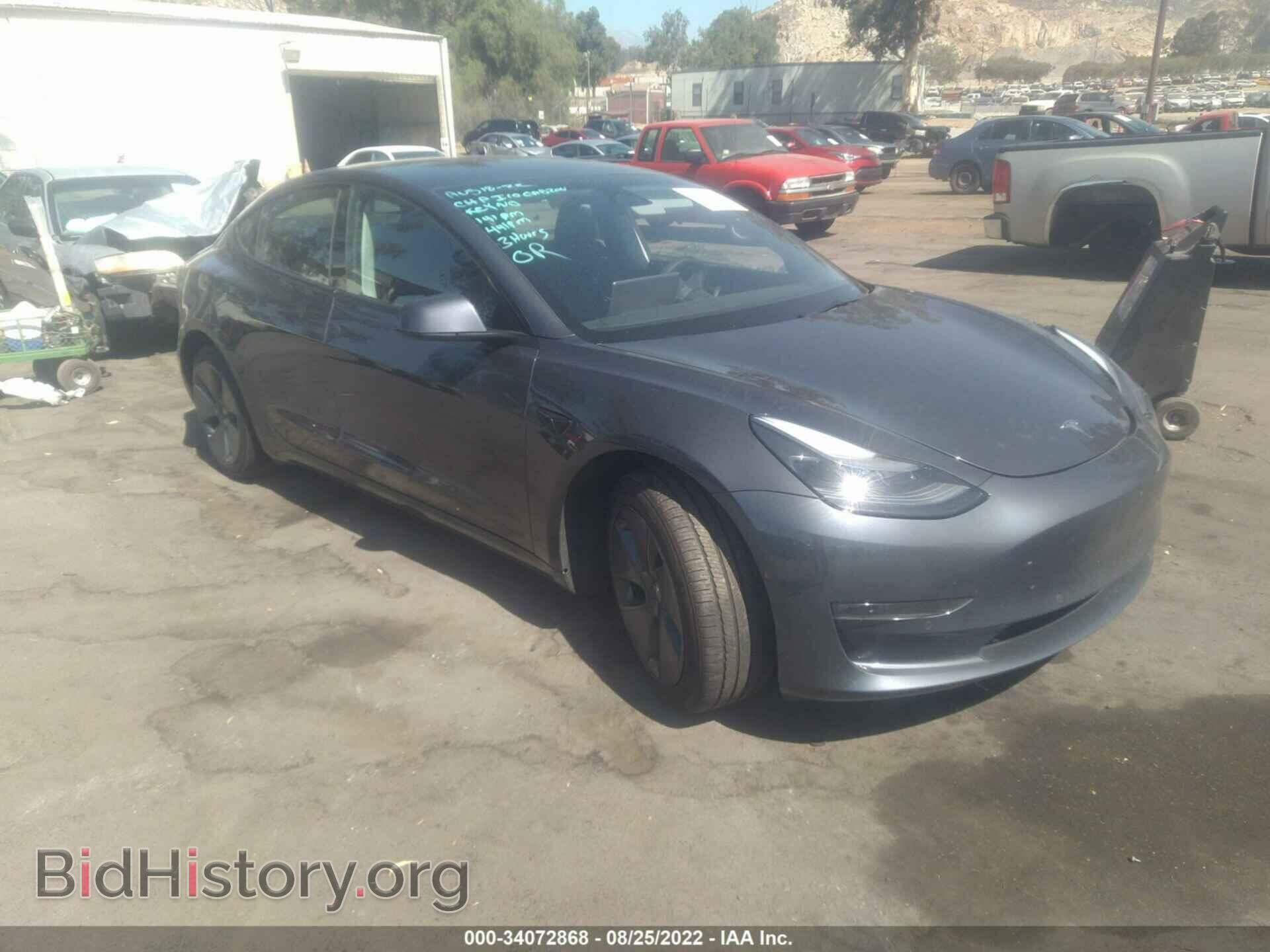 Фотография 5YJ3E1EB9NF222009 - TESLA MODEL 3 2022