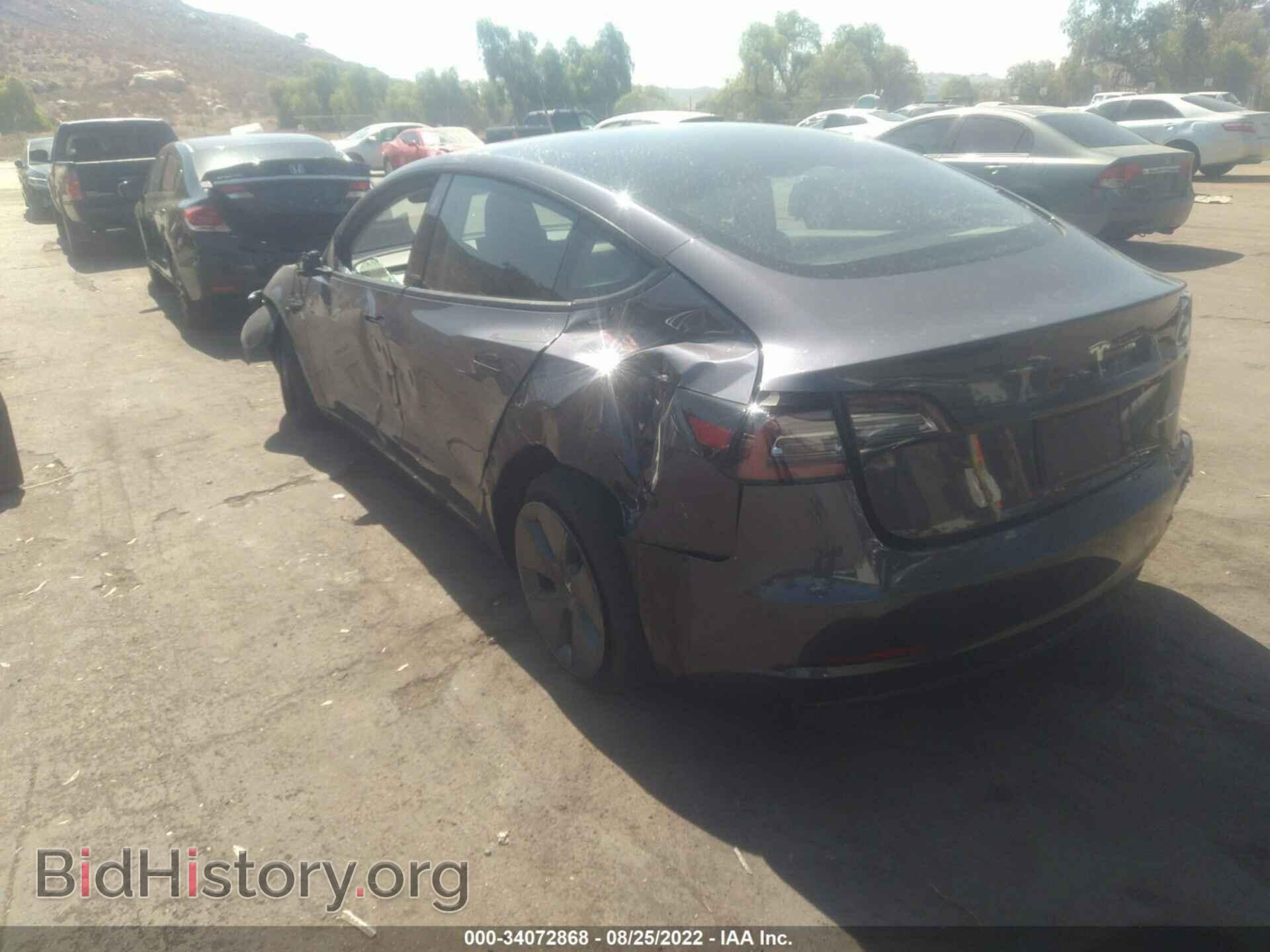 2022 TESLA MODEL 3 - VIN: 5YJ3E1EB9NF222009 - Photo 3