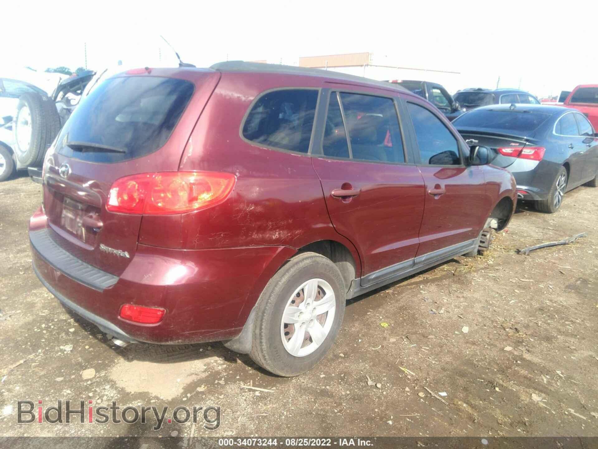 2009 HYUNDAI SANTA FE - VIN: 5NMSG13D59H325426 - Фото 4