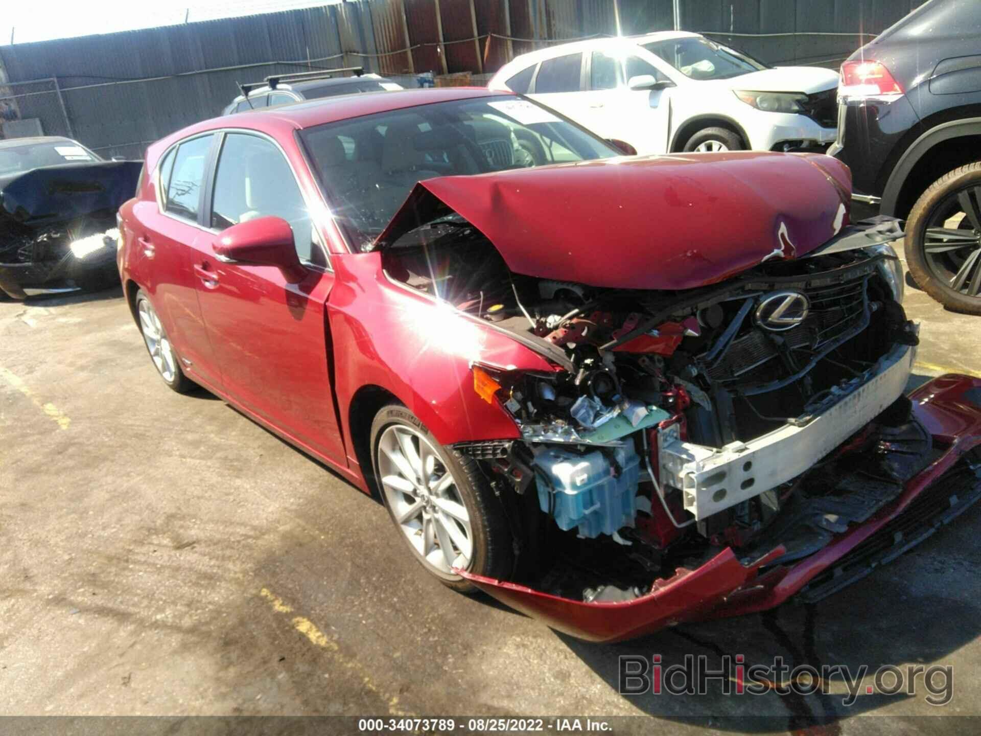 Photo JTHKD5BH1C2119969 - LEXUS CT 200H 2012