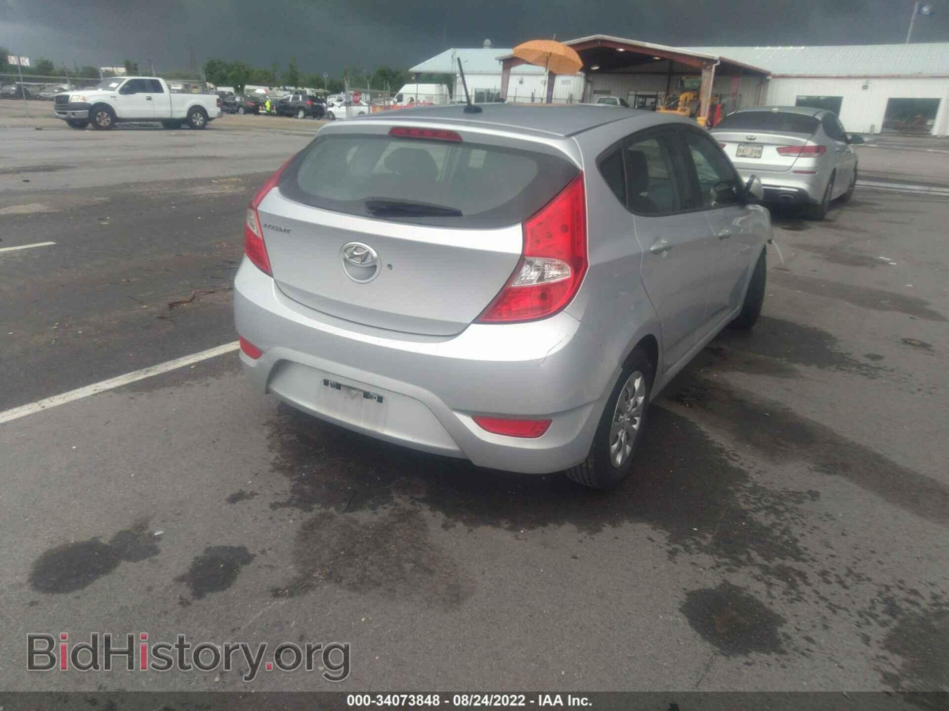 2017 HYUNDAI ACCENT - VIN: KMHCT5AE0HU348022 - Фото 4