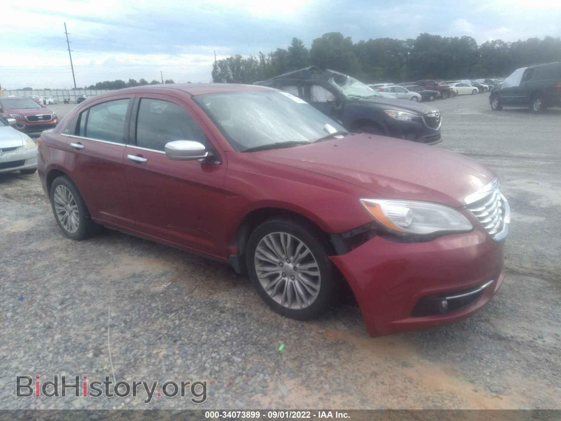 Фотография 1C3CCBCB2CN308263 - CHRYSLER 200 2012