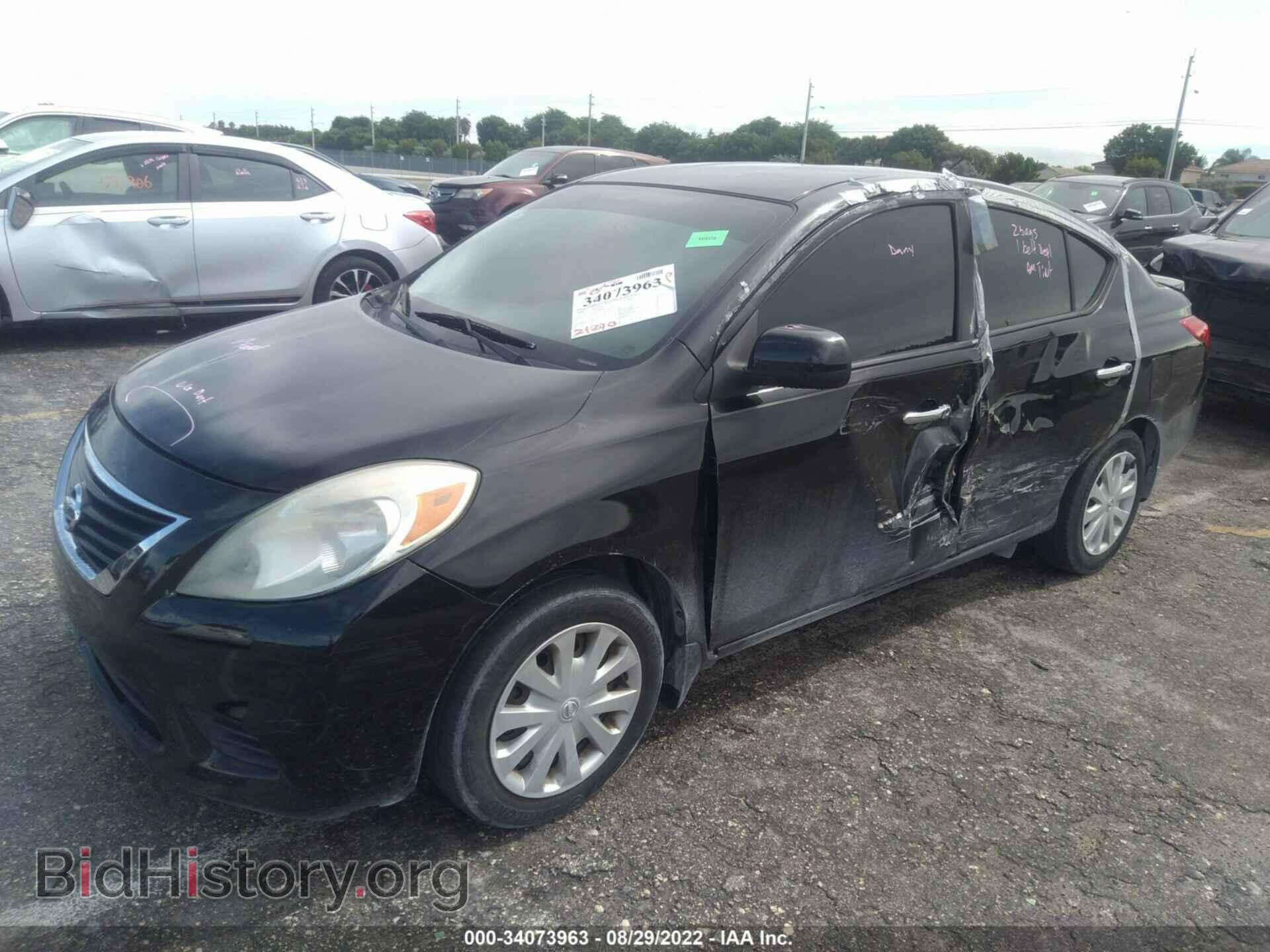 2014 NISSAN VERSA - VIN: 3N1CN7AP5EK449843 - Фото 2