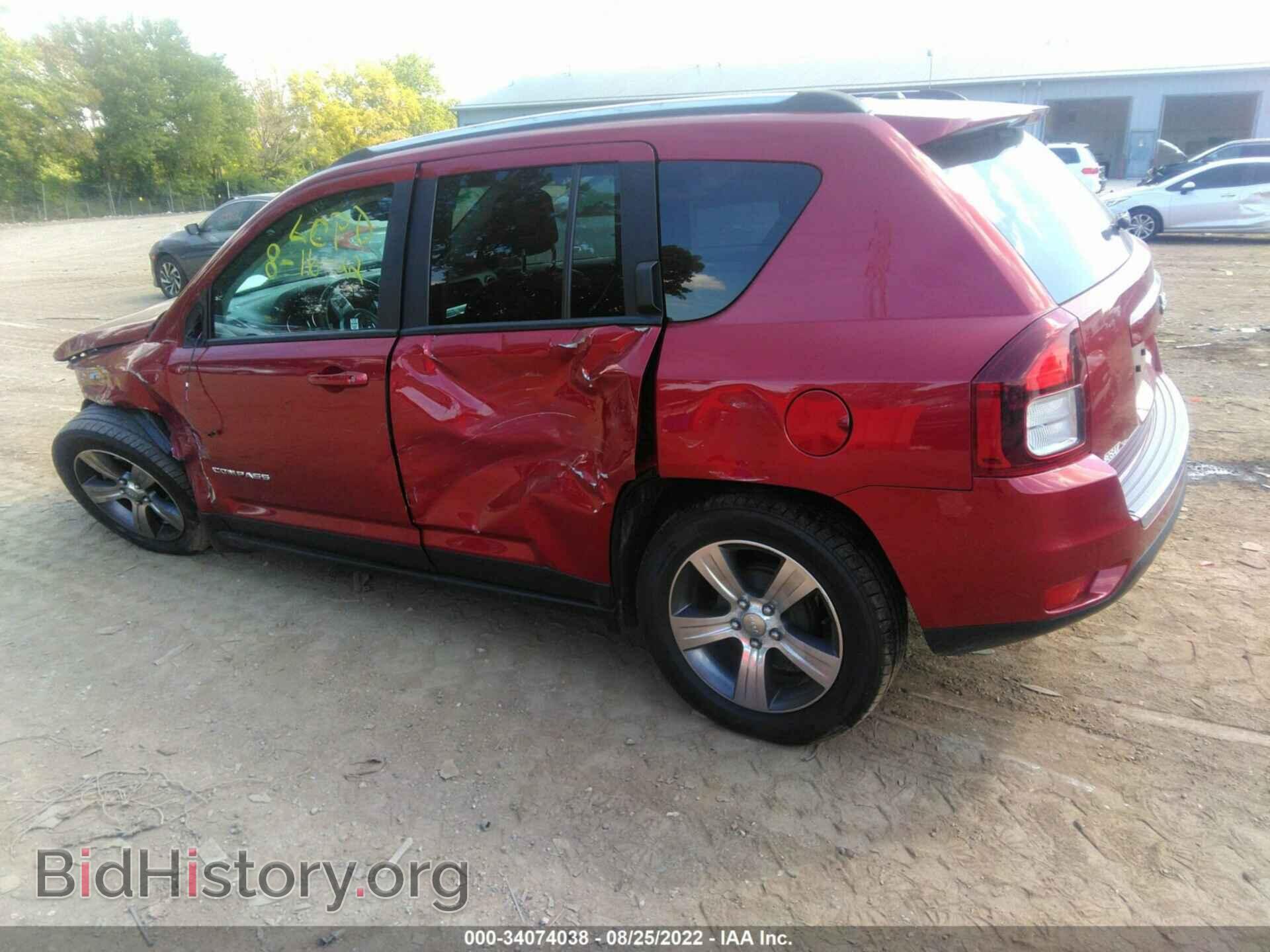 2016 JEEP COMPASS - VIN: 1C4NJCEA4GD815245 - Фото 3