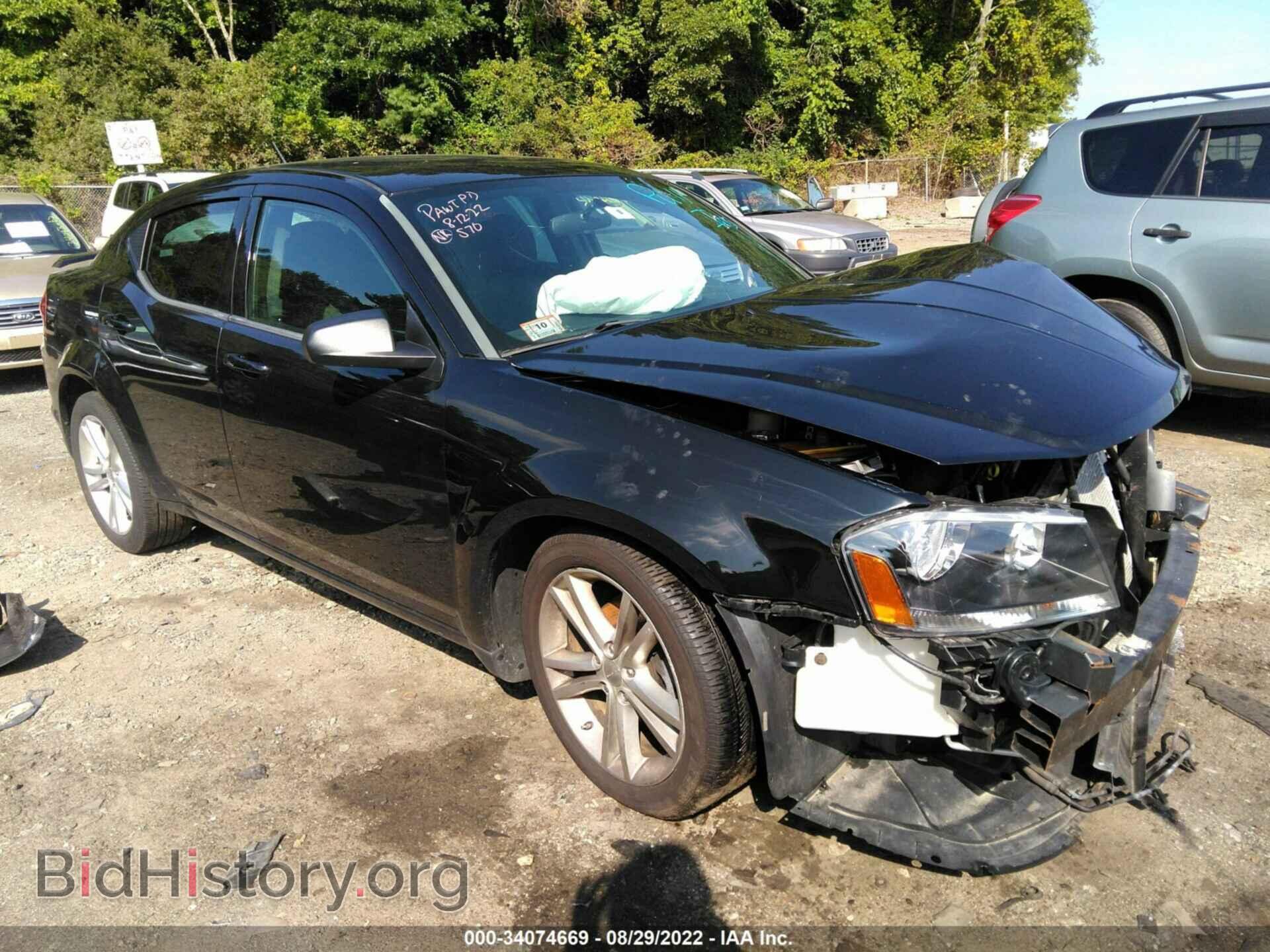 Фотография 1C3CDZAG2DN750417 - DODGE AVENGER 2013