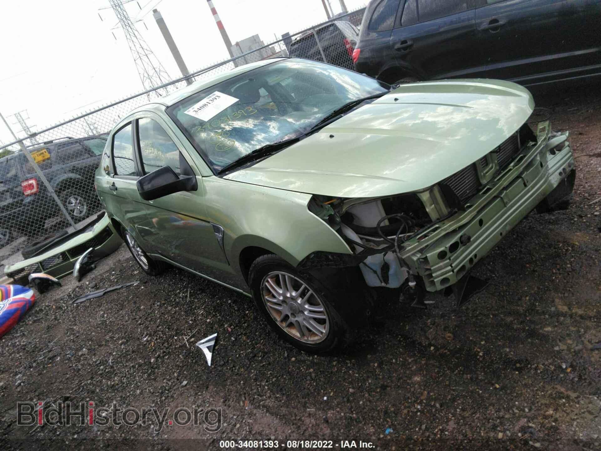 Photo 1FAHP35N38W154737 - FORD FOCUS 2008