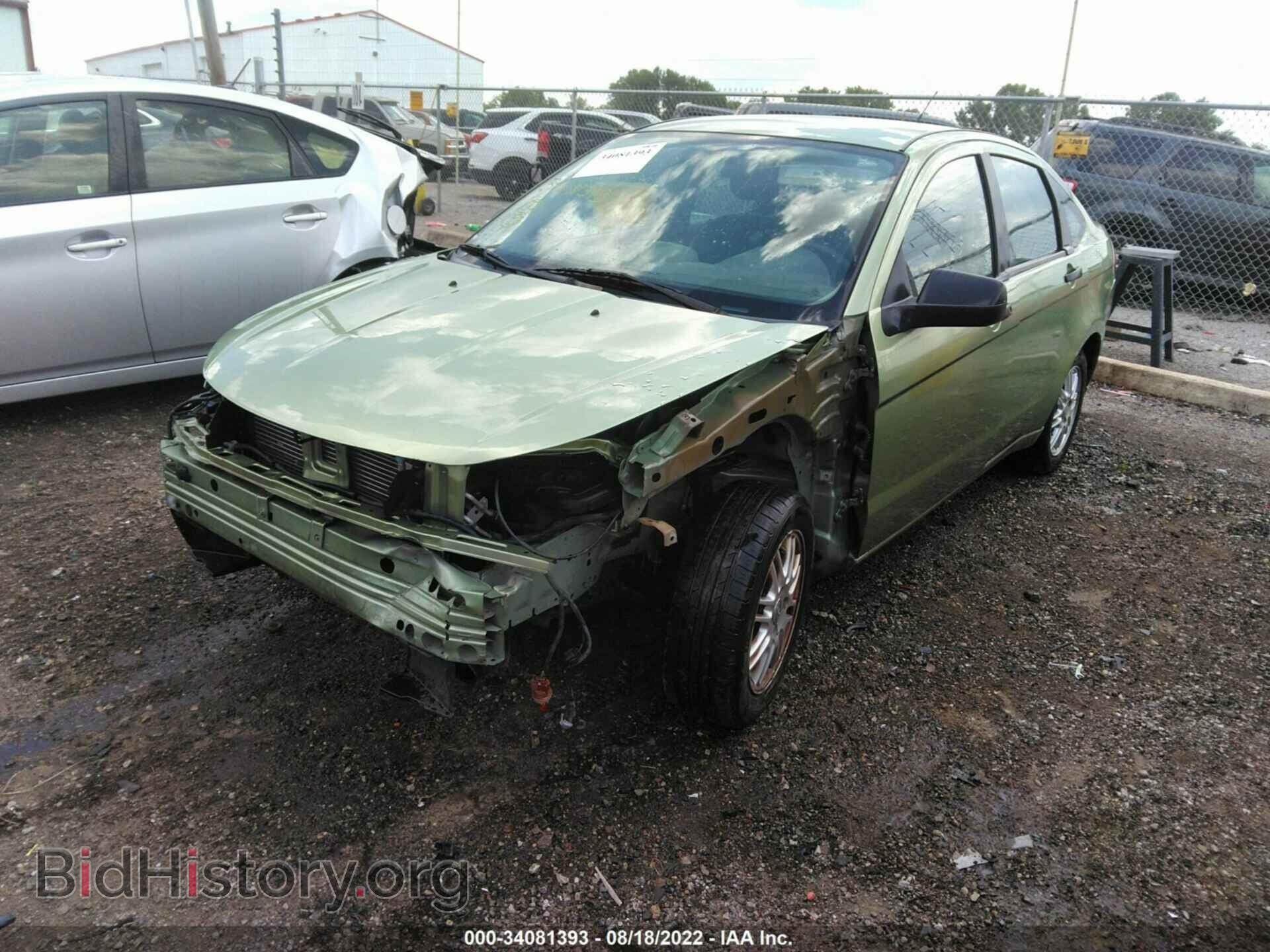 2008 FORD FOCUS - VIN: 1FAHP35N38W154737 - Фото 2