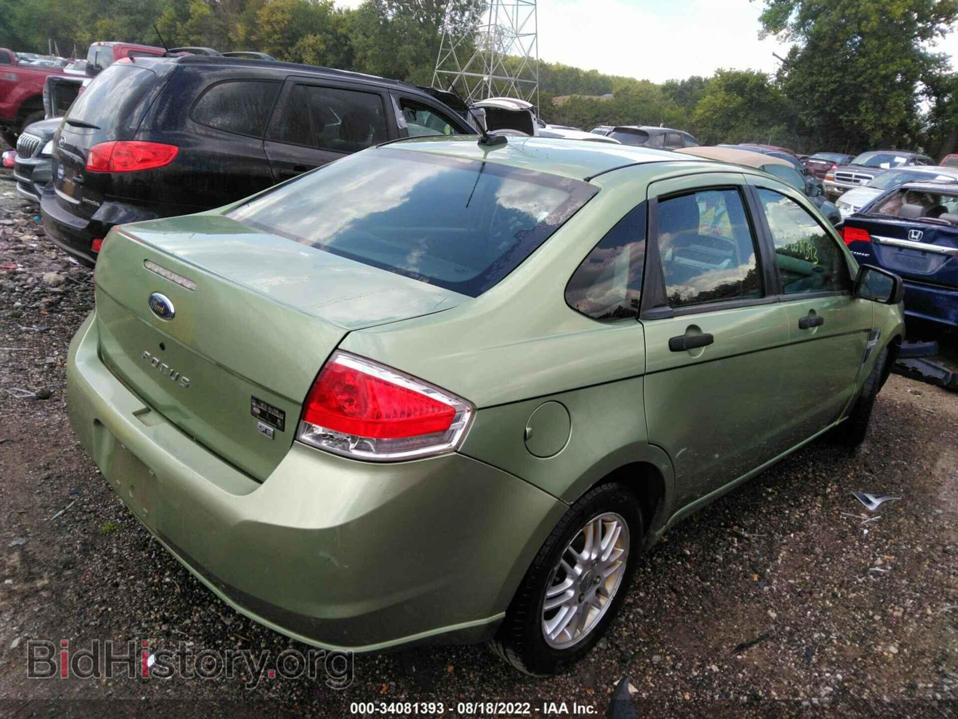 2008 FORD FOCUS - VIN: 1FAHP35N38W154737 - Фото 4