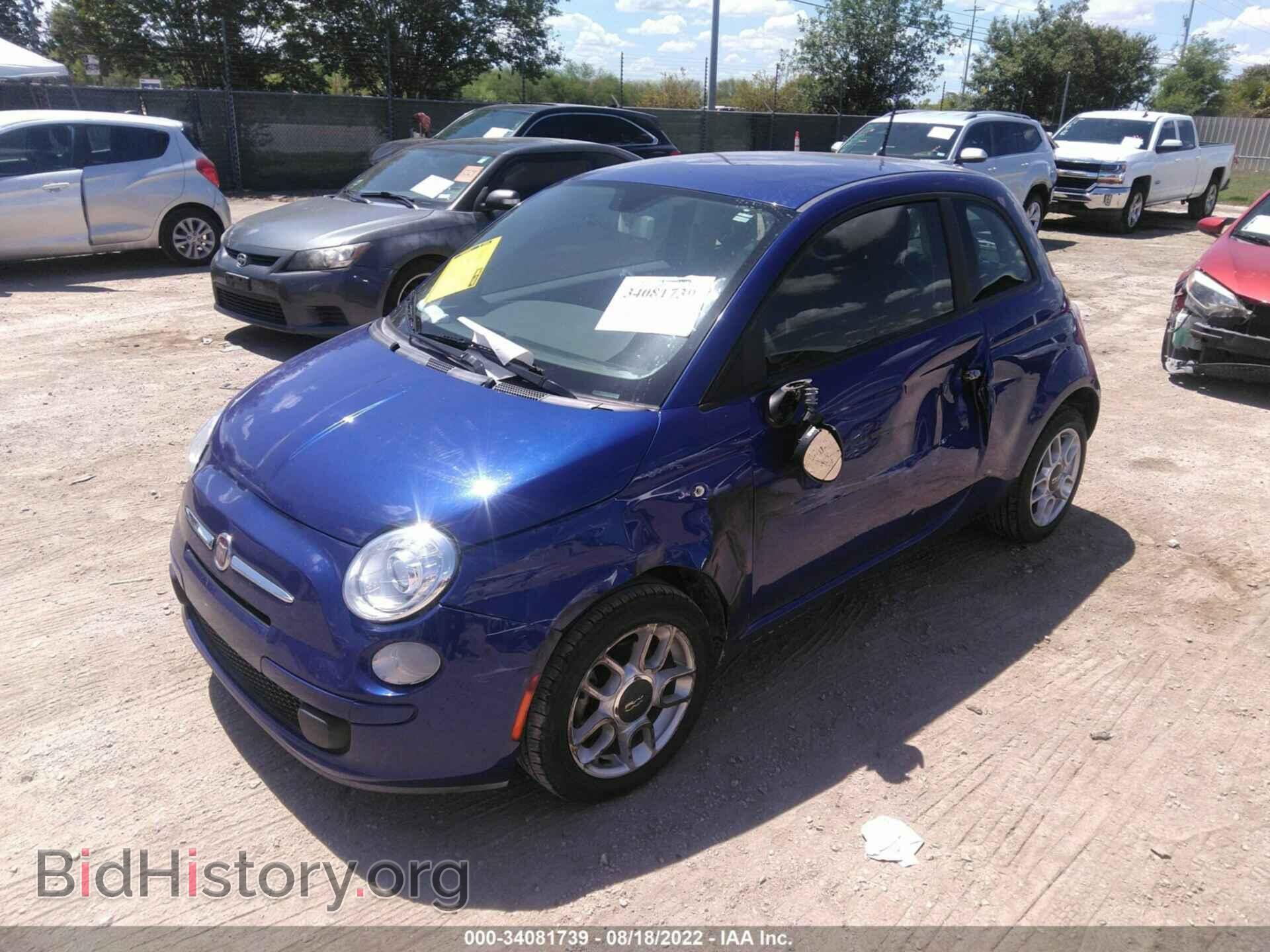 2013 FIAT 500 - VIN: 3C3CFFAR2DT622334 - Photo 2