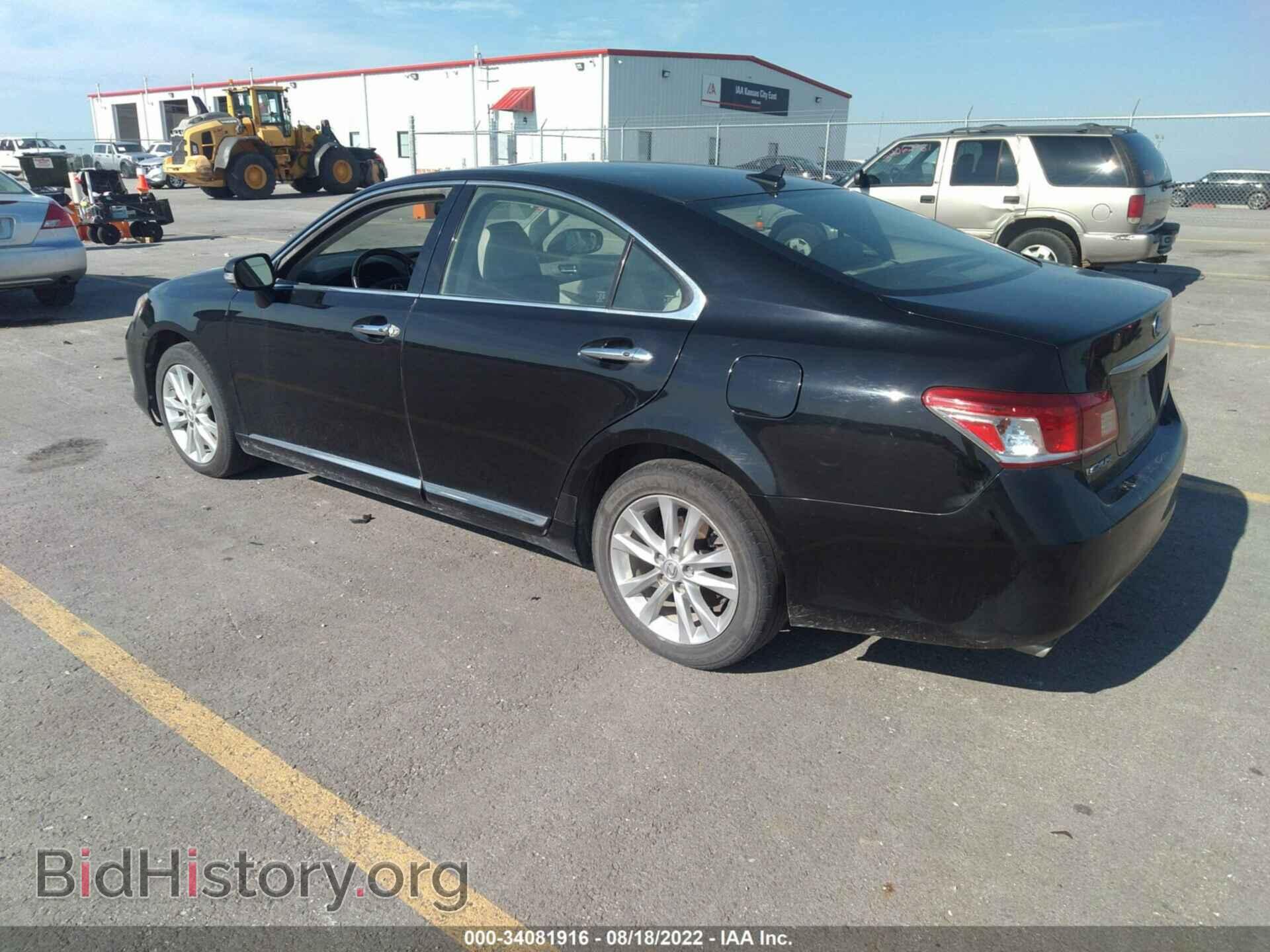 2010 LEXUS ES 350 - VIN: JTHBK1EG2A2398489 - Фото 3