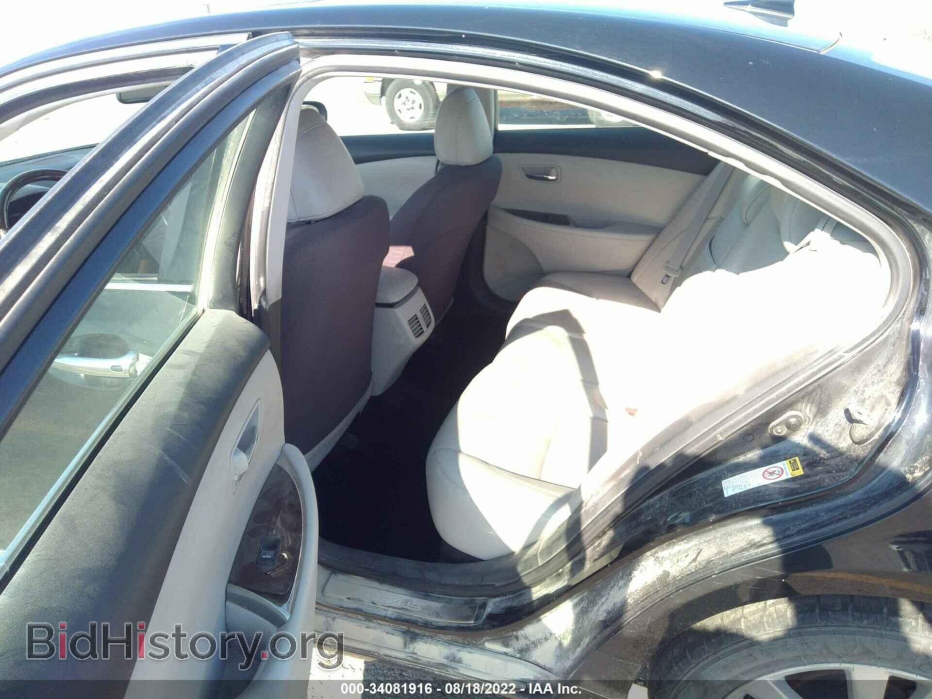 2010 LEXUS ES 350 - VIN: JTHBK1EG2A2398489 - Фото 8