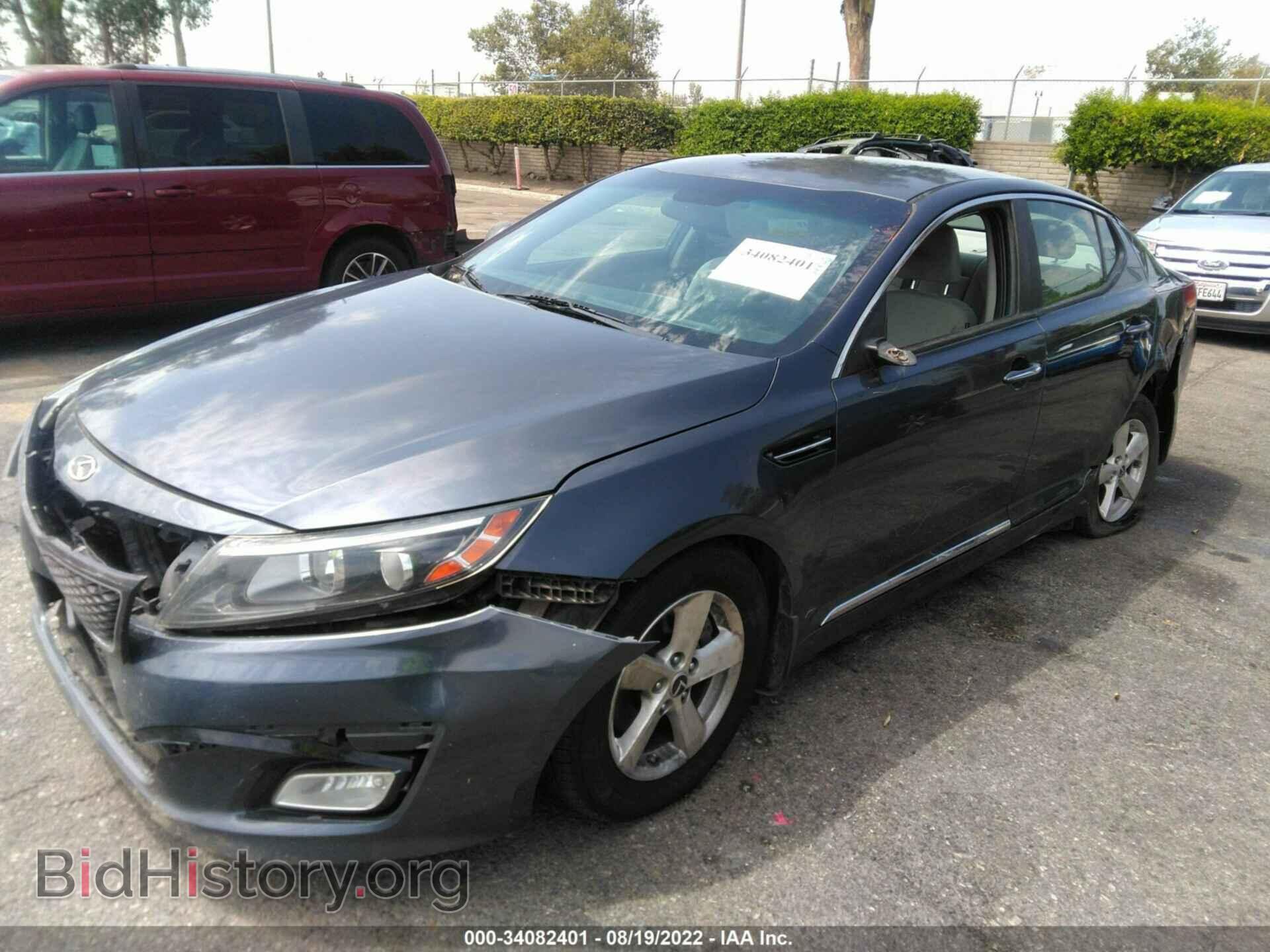 2015 KIA OPTIMA - VIN: KNAGM4A78F5596974 - Фото 2
