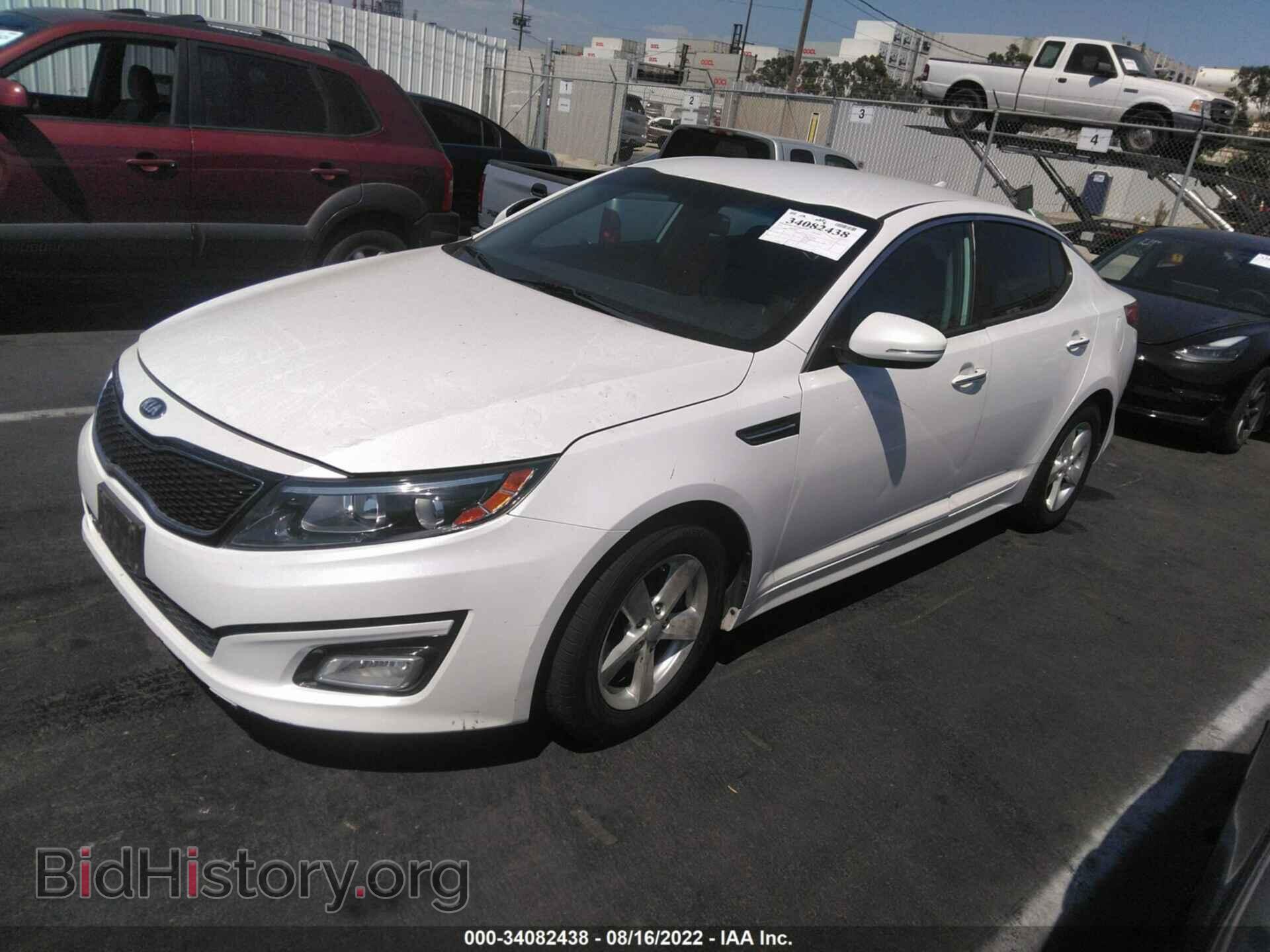 2015 KIA OPTIMA - VIN: KNAGM4A75F5528065 - Фото 2