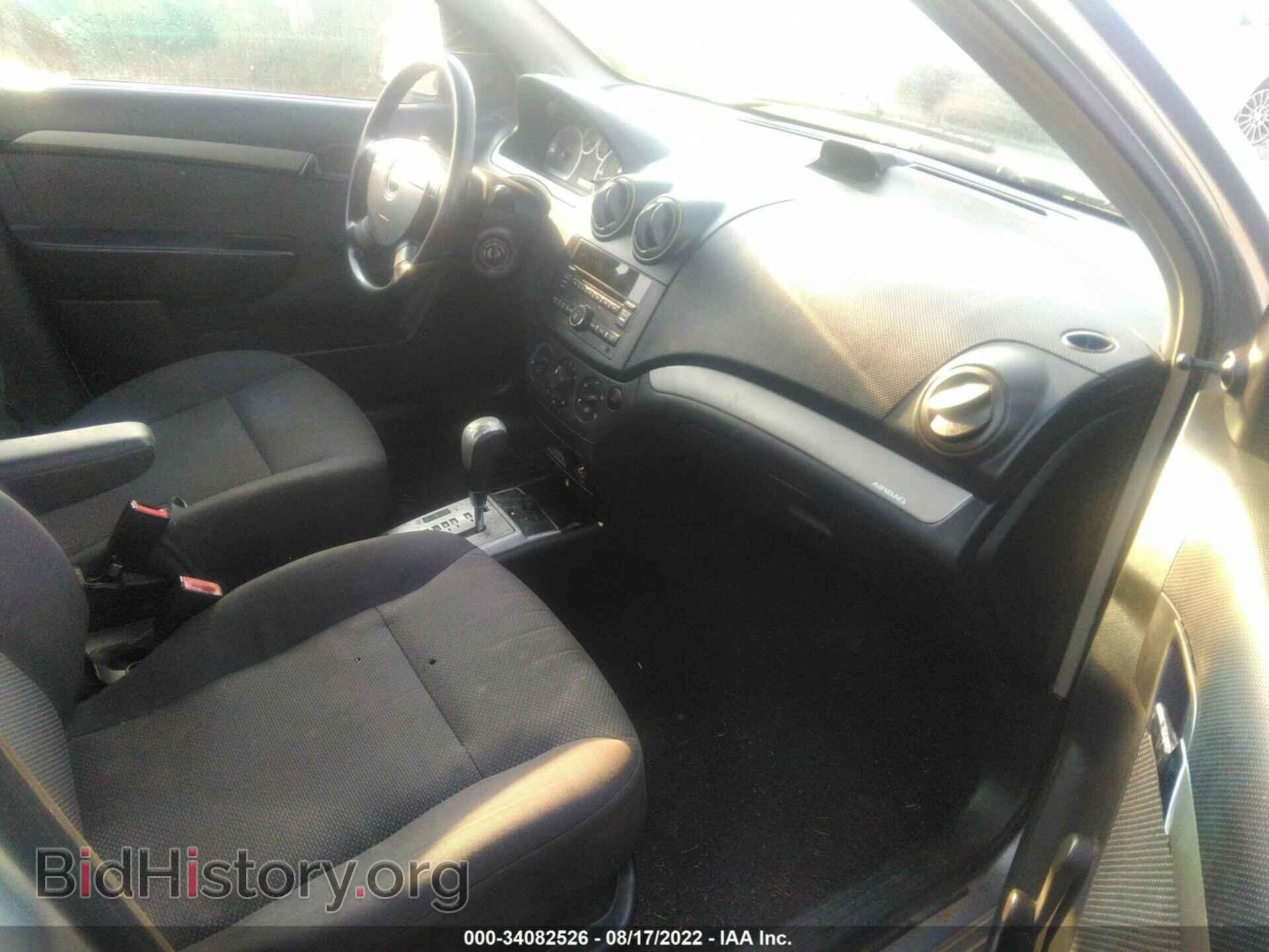 2009 CHEVROLET AVEO - VIN: KL1TD56E29B364169 - Фото 5