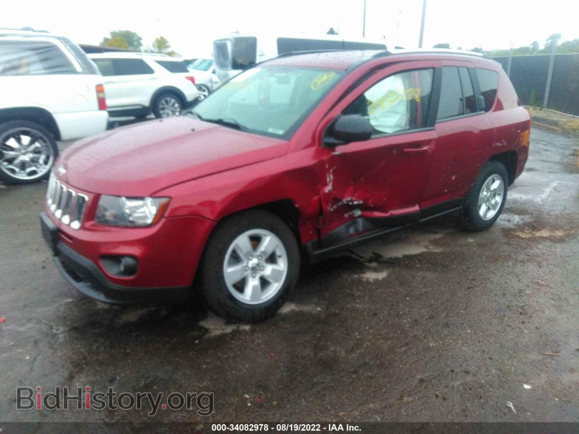 2014 JEEP COMPASS - VIN: 1C4NJCBA3ED832314 - Фото 2