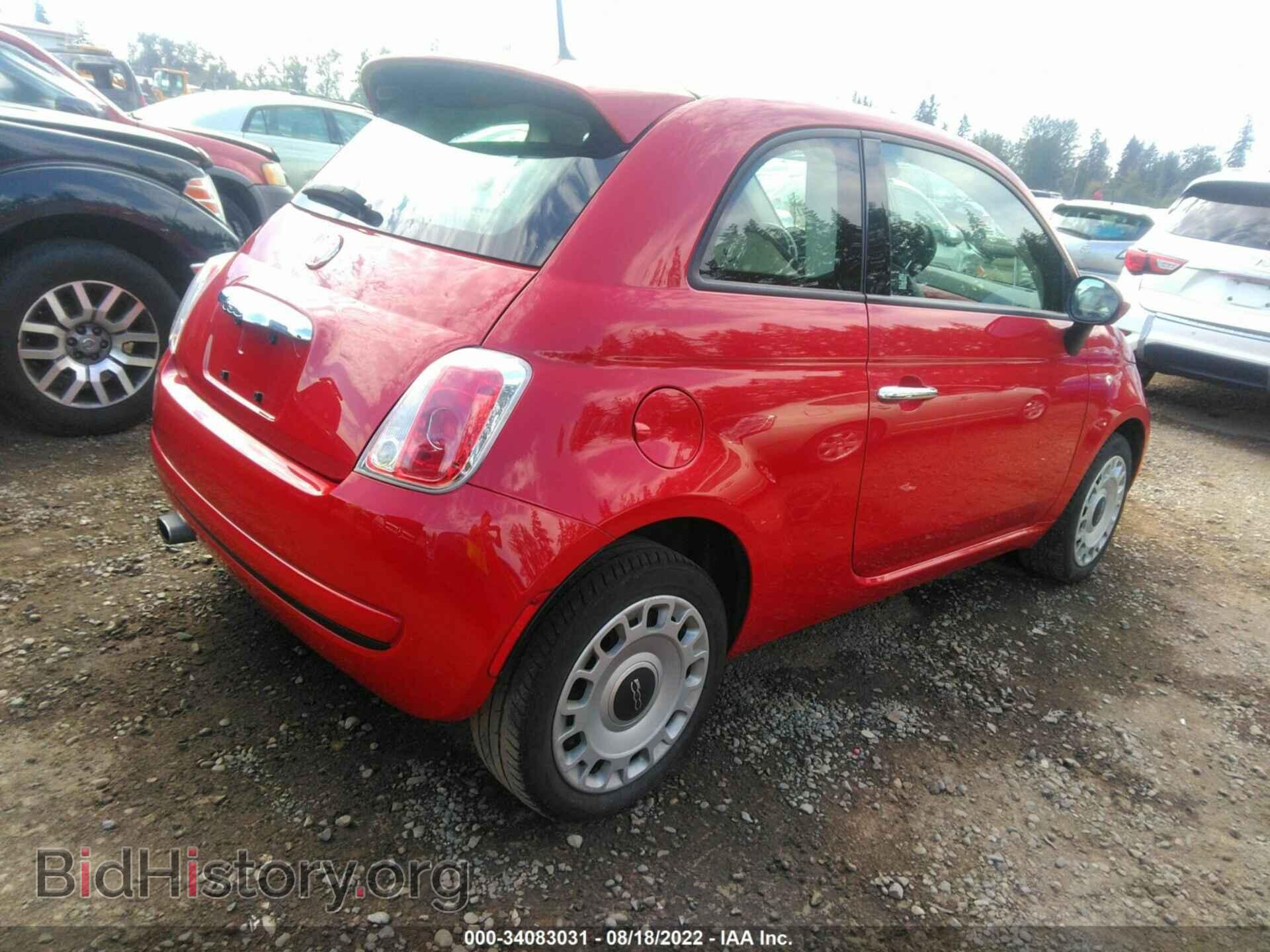 2015 FIAT 500 - VIN: 3C3CFFAR1FT607830 - Photo 4