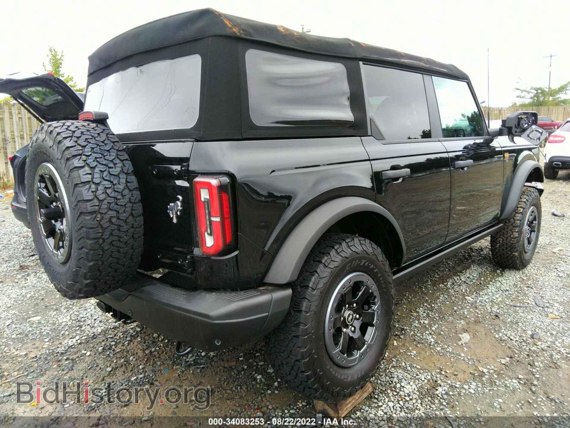 2022 FORD BRONCO - VIN: 1FMEE5DP9NLA88740 - Фото 4