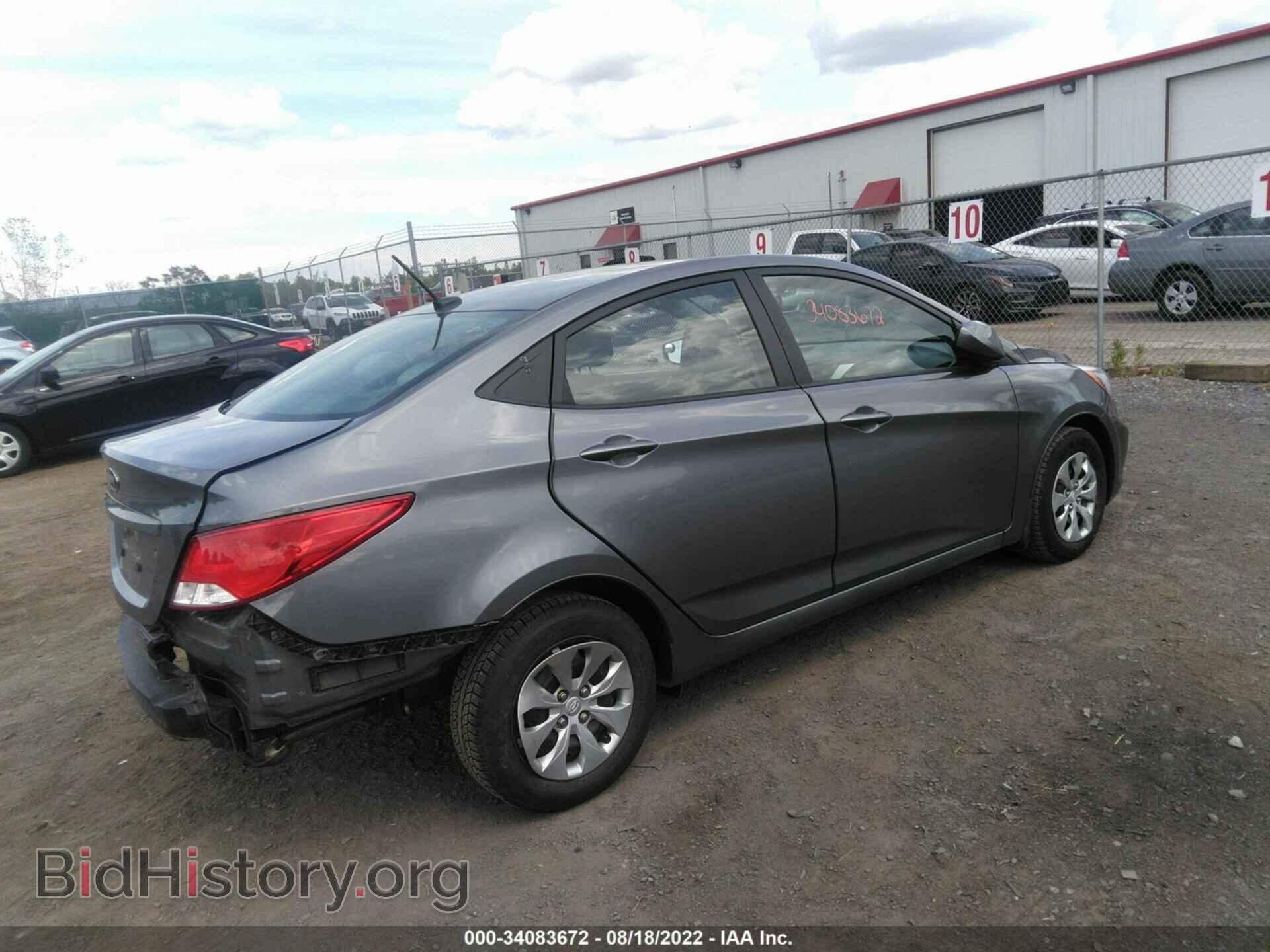 2016 HYUNDAI ACCENT - VIN: KMHCT4AE0GU051082 - Фото 4