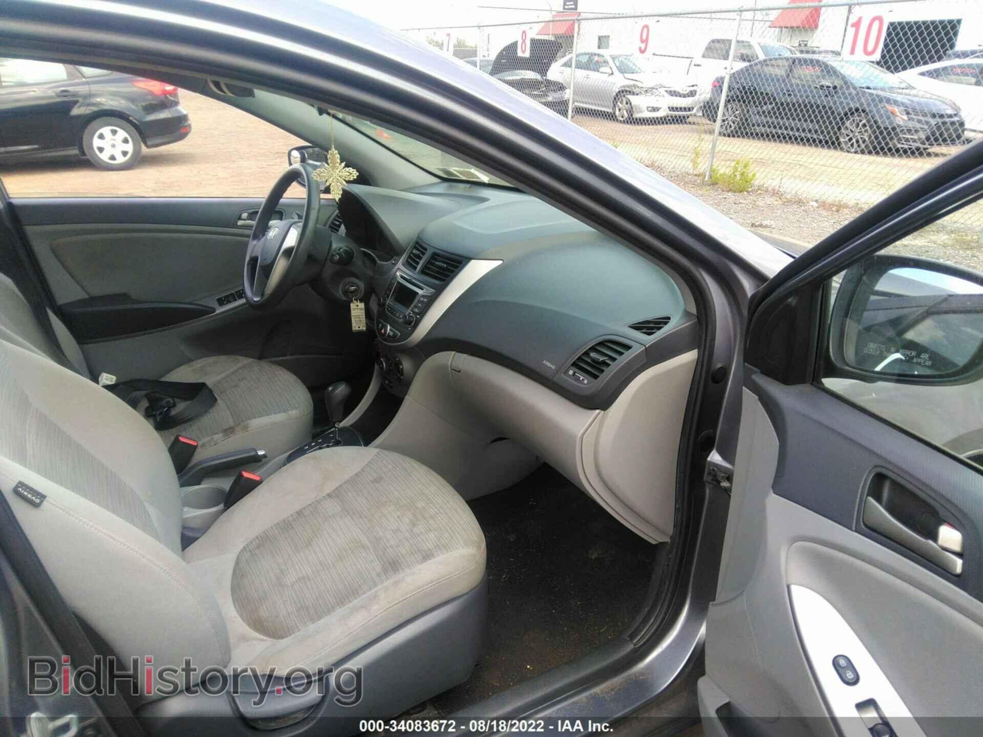 2016 HYUNDAI ACCENT - VIN: KMHCT4AE0GU051082 - Фото 5