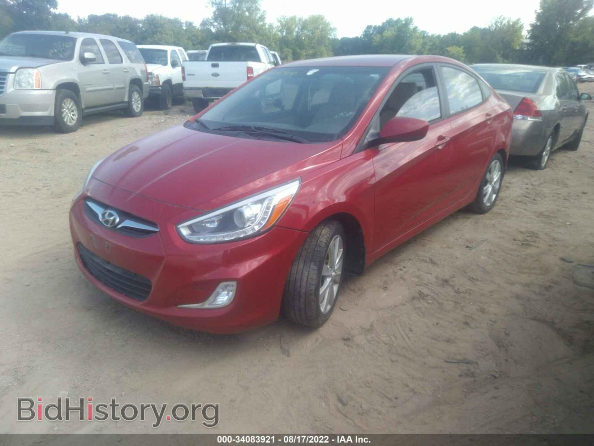 2014 HYUNDAI ACCENT - VIN: KMHCU4AE2EU604258 - Фото 2