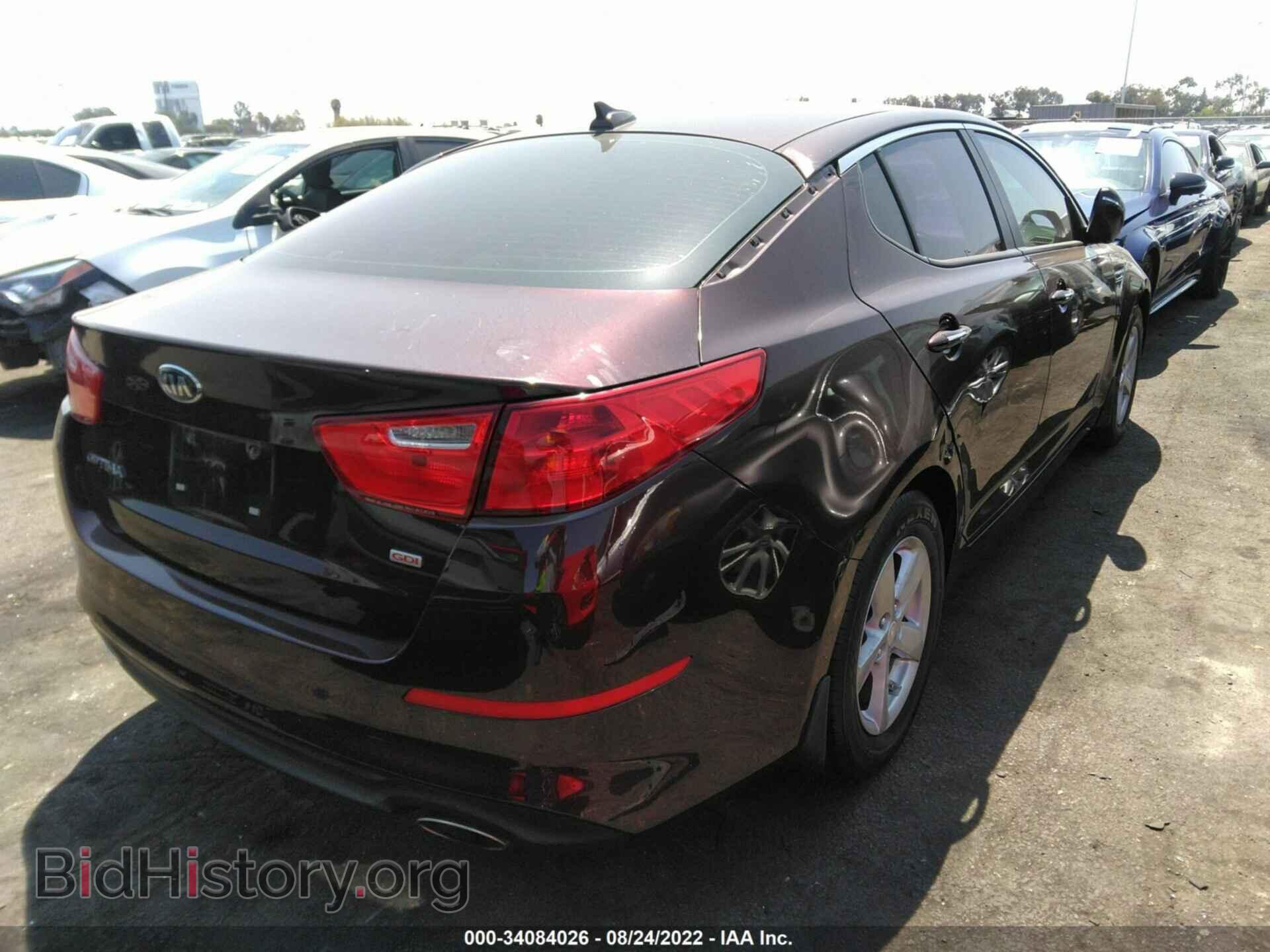 2014 KIA OPTIMA - VIN: 5XXGM4A73EG336835 - Фото 4