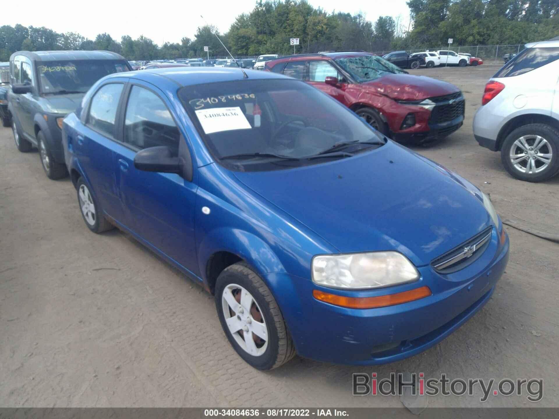 Photo KL1TD56696B609411 - CHEVROLET AVEO 2006