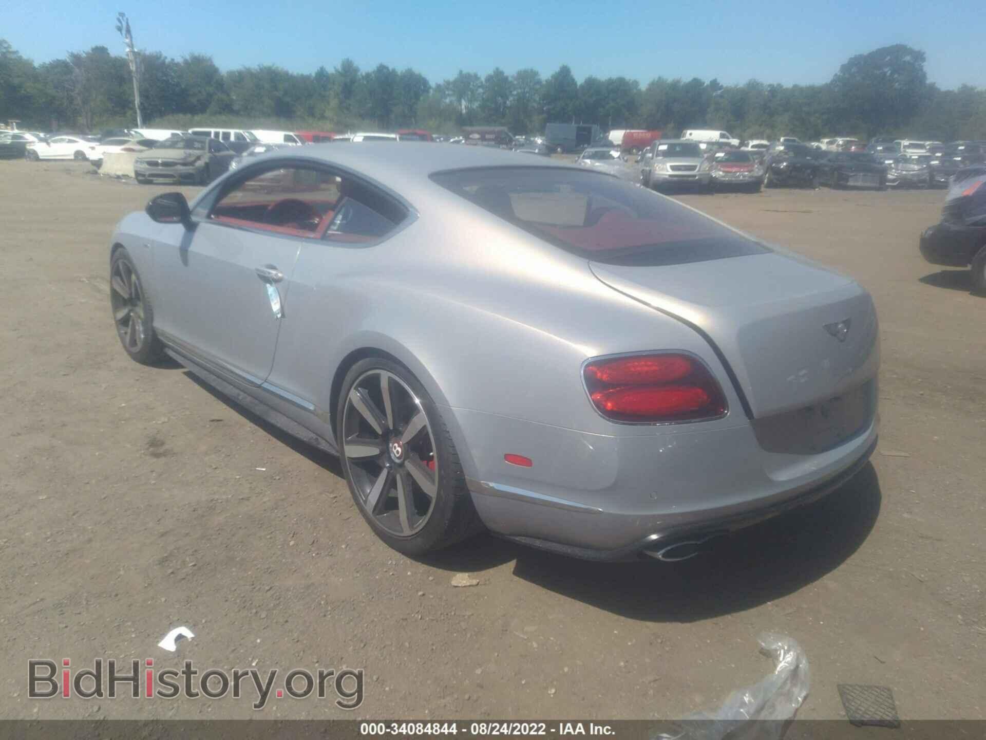 2015 BENTLEY CONTINENTAL GT V8 S - VIN: SCBFH7ZA4FC044150 - Фото 3