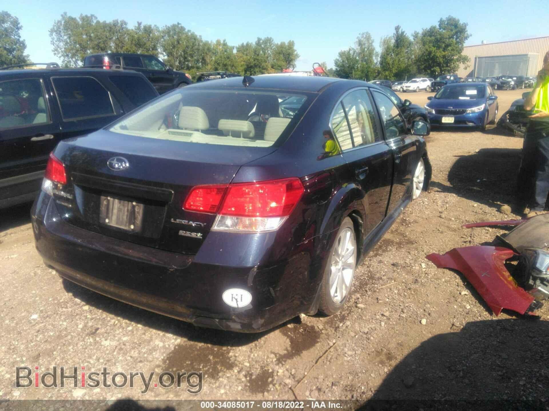 2014 SUBARU LEGACY - VIN: 4S3BMBC69E3019614 - Фото 4