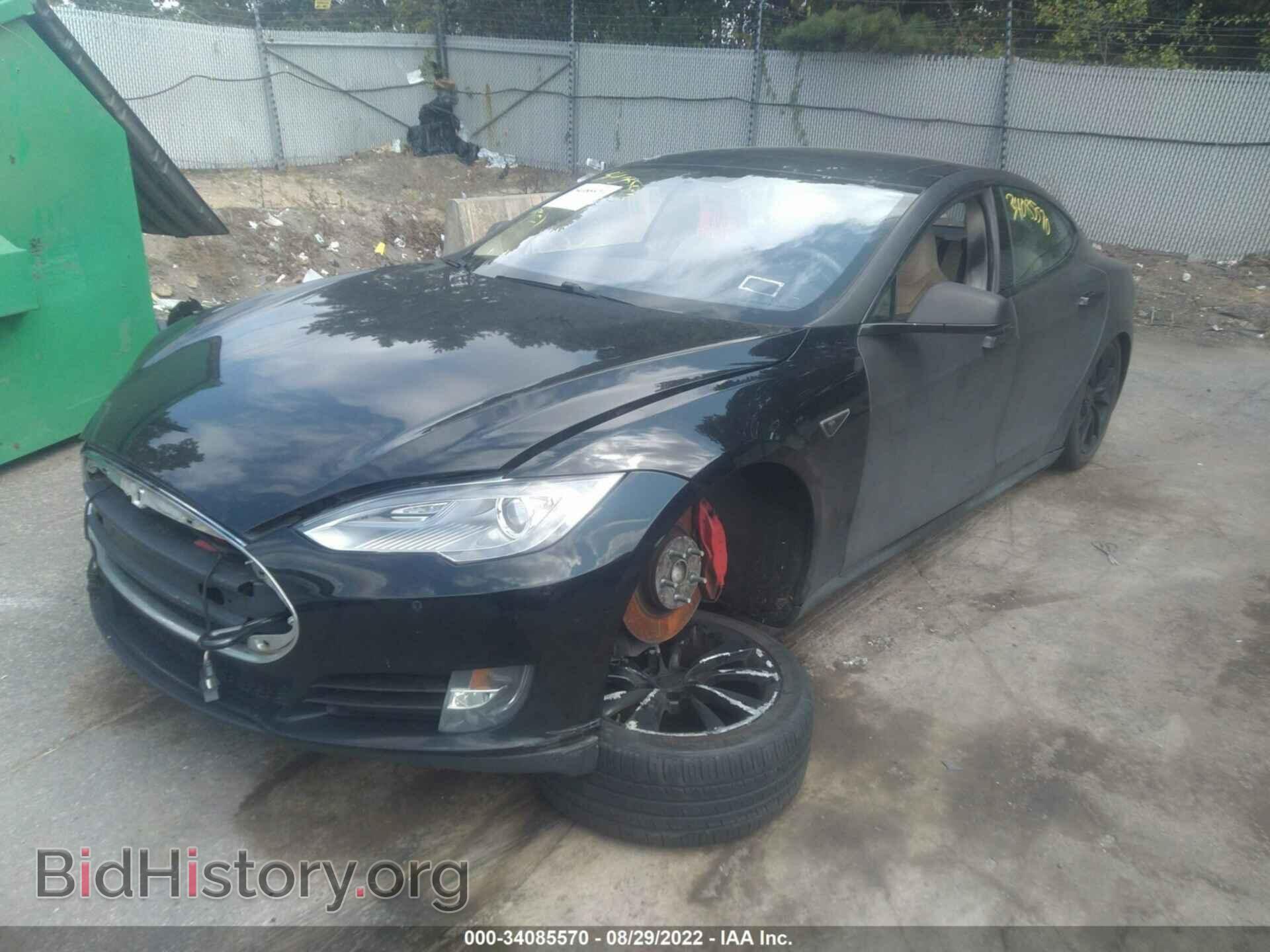 2014 TESLA MODEL S - VIN: 5YJSA1H12EFP32843 - Фото 2