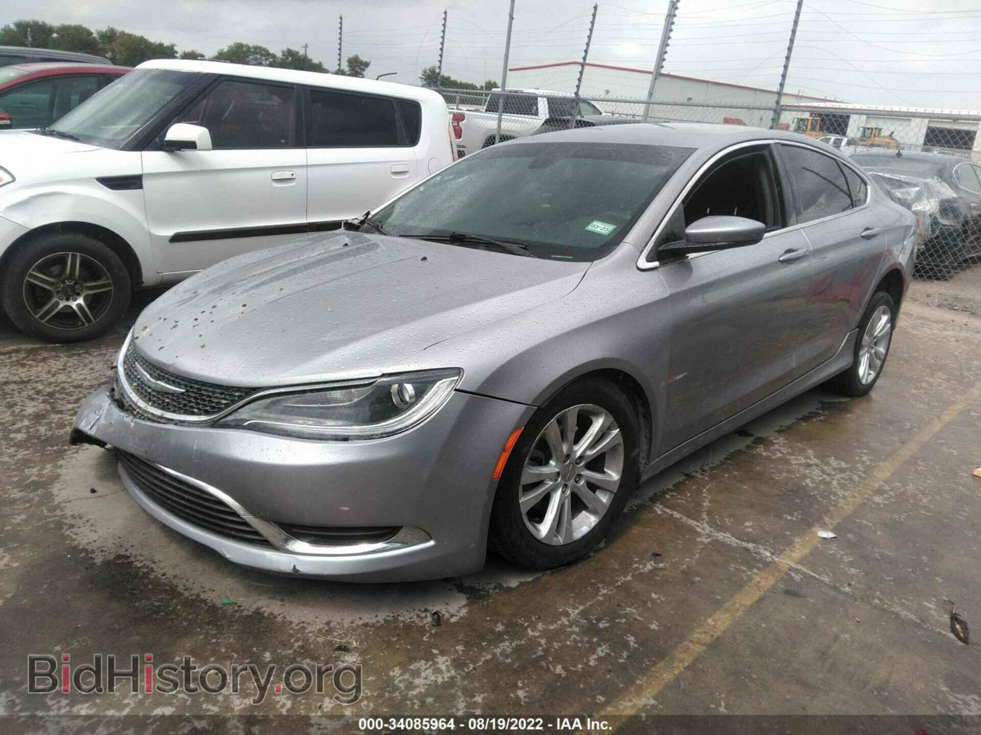 2015 CHRYSLER 200 - VIN: 1C3CCCAB1FN649828 - Фото 2