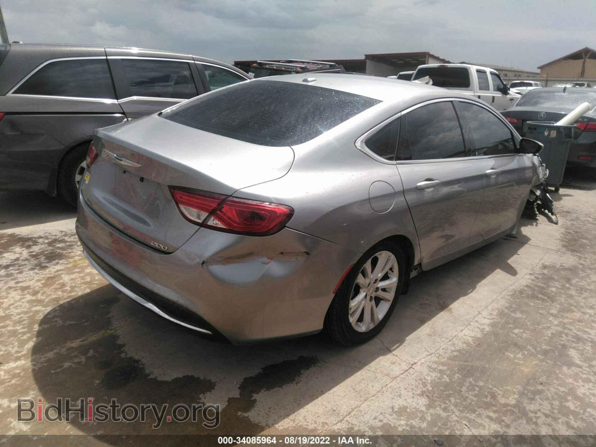 2015 CHRYSLER 200 - VIN: 1C3CCCAB1FN649828 - Фото 4