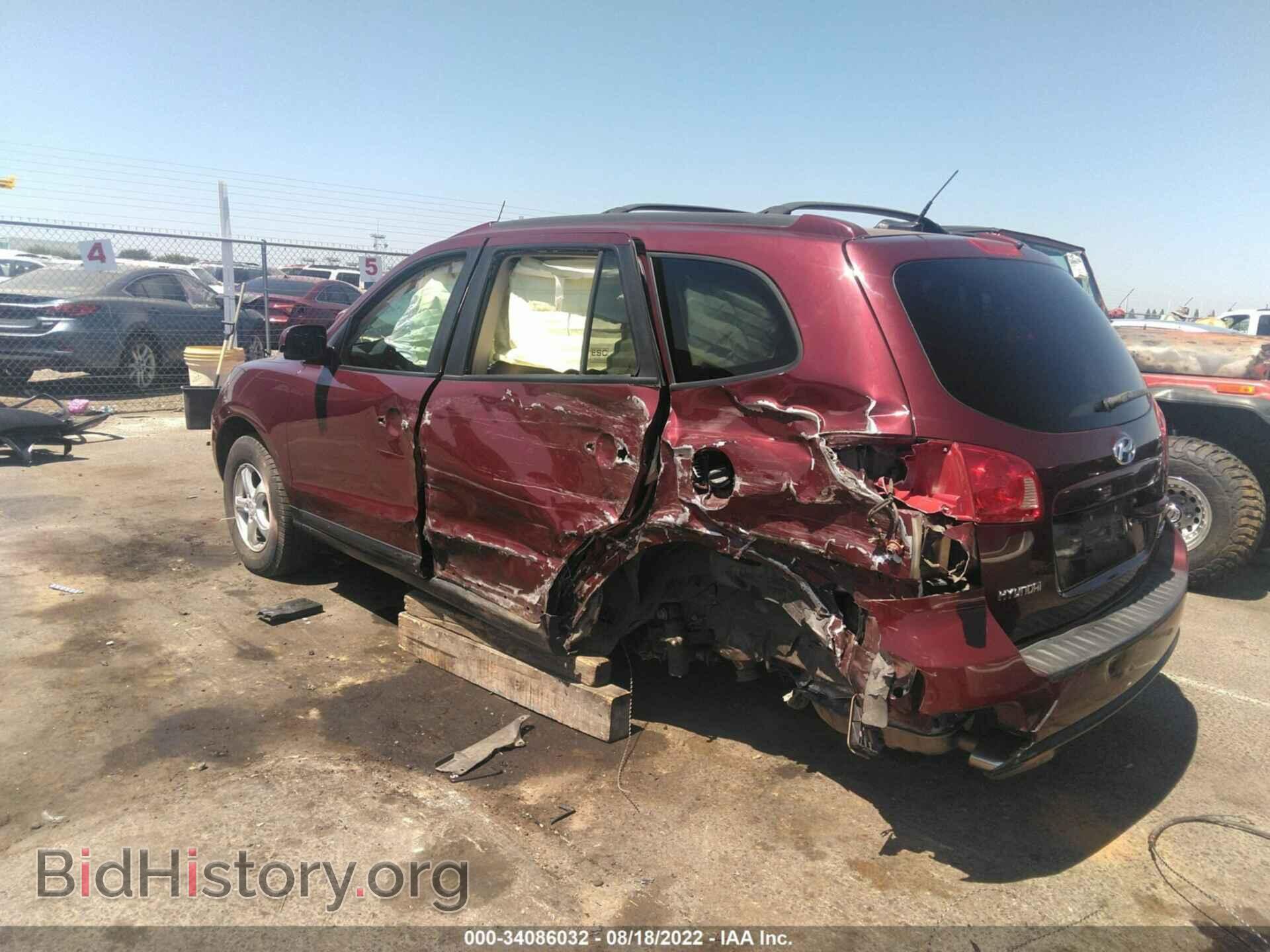 2007 HYUNDAI SANTA FE - VIN: 5NMSG13D07H085408 - Фото 3