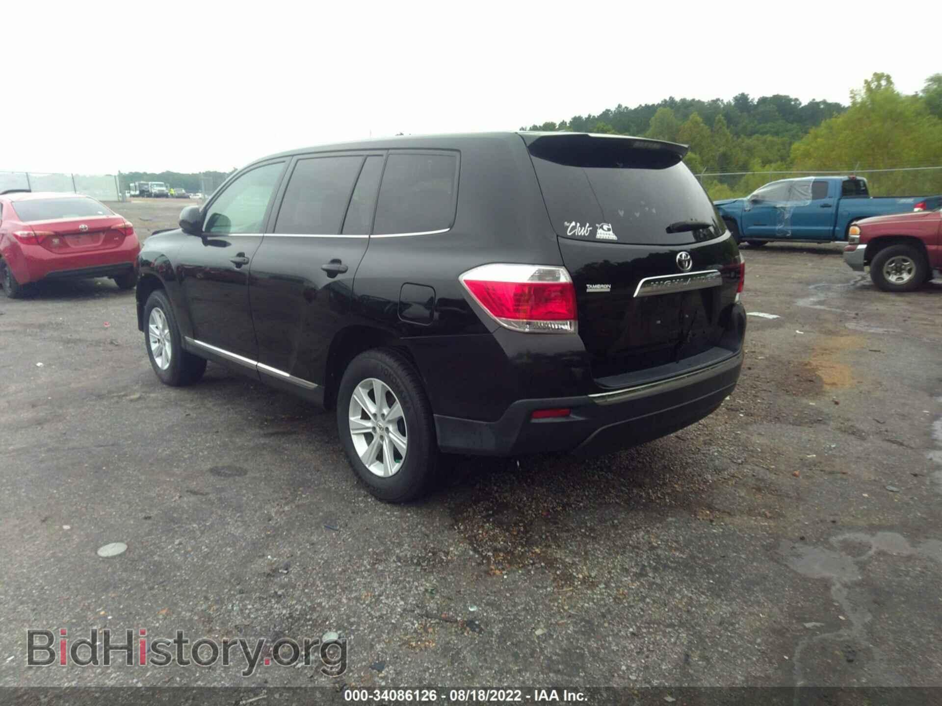 2012 TOYOTA HIGHLANDER - VIN: 5TDZA3EH6CS022459 - Фото 3