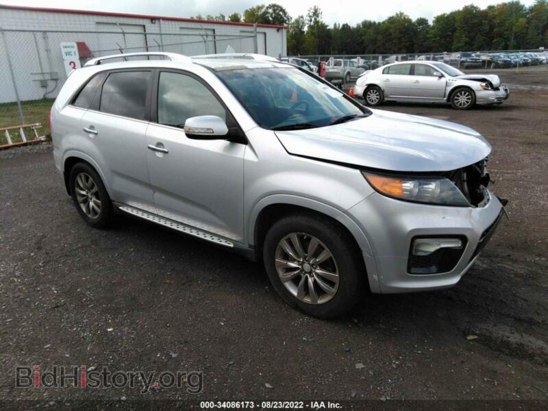 2013 Kia SORENTO SX (VIN 5XYKW4A27DG347324) — photo 1 of 11, IAAI, damage: front end