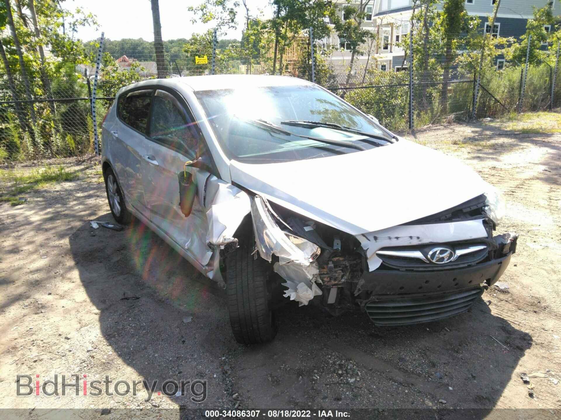2012 HYUNDAI ACCENT - VIN: KMHCU5AE8CU045690 - Фото 6