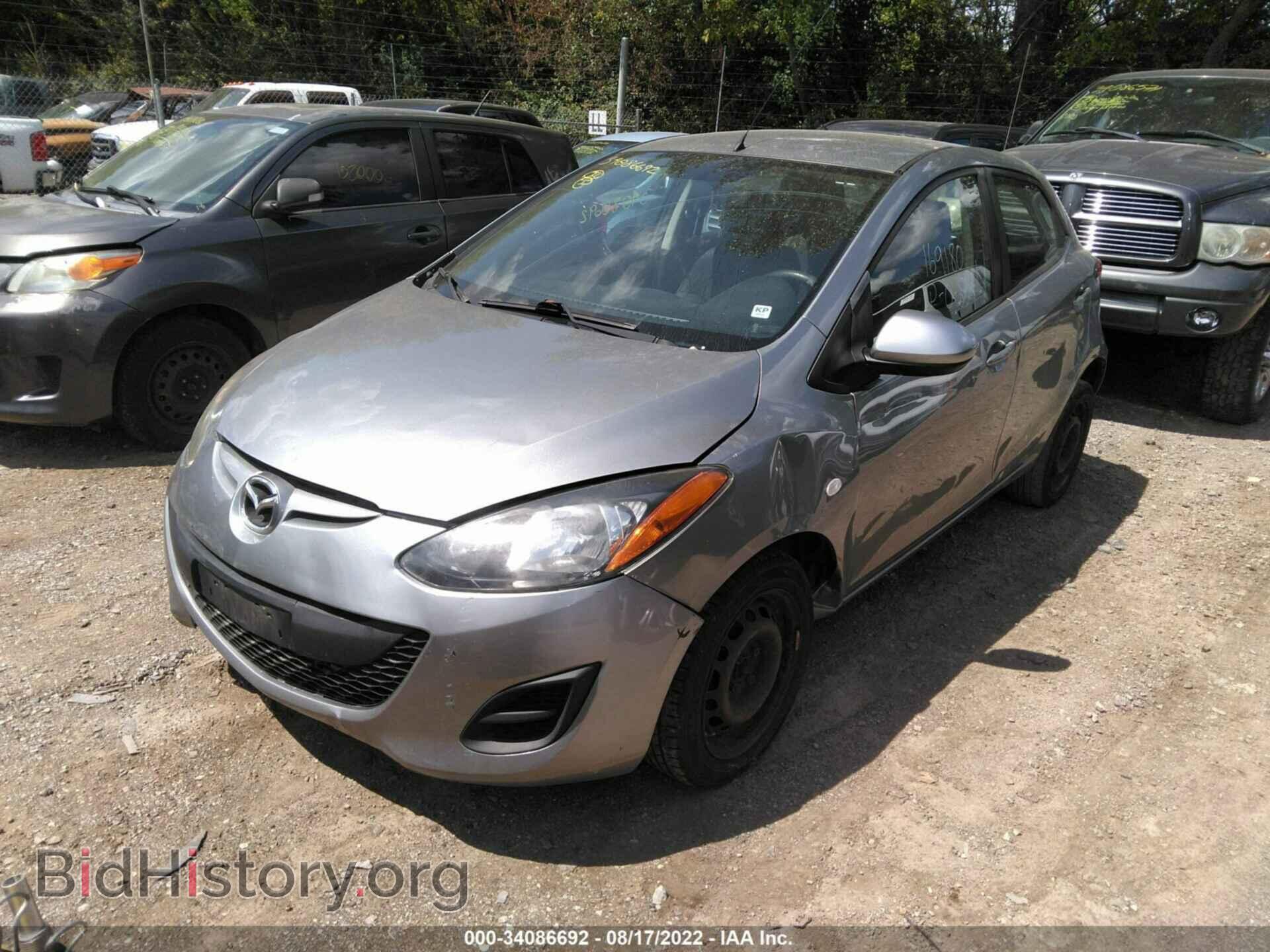 2013 MAZDA MAZDA2 - VIN: JM1DE1KY2D0169180 - Фото 2