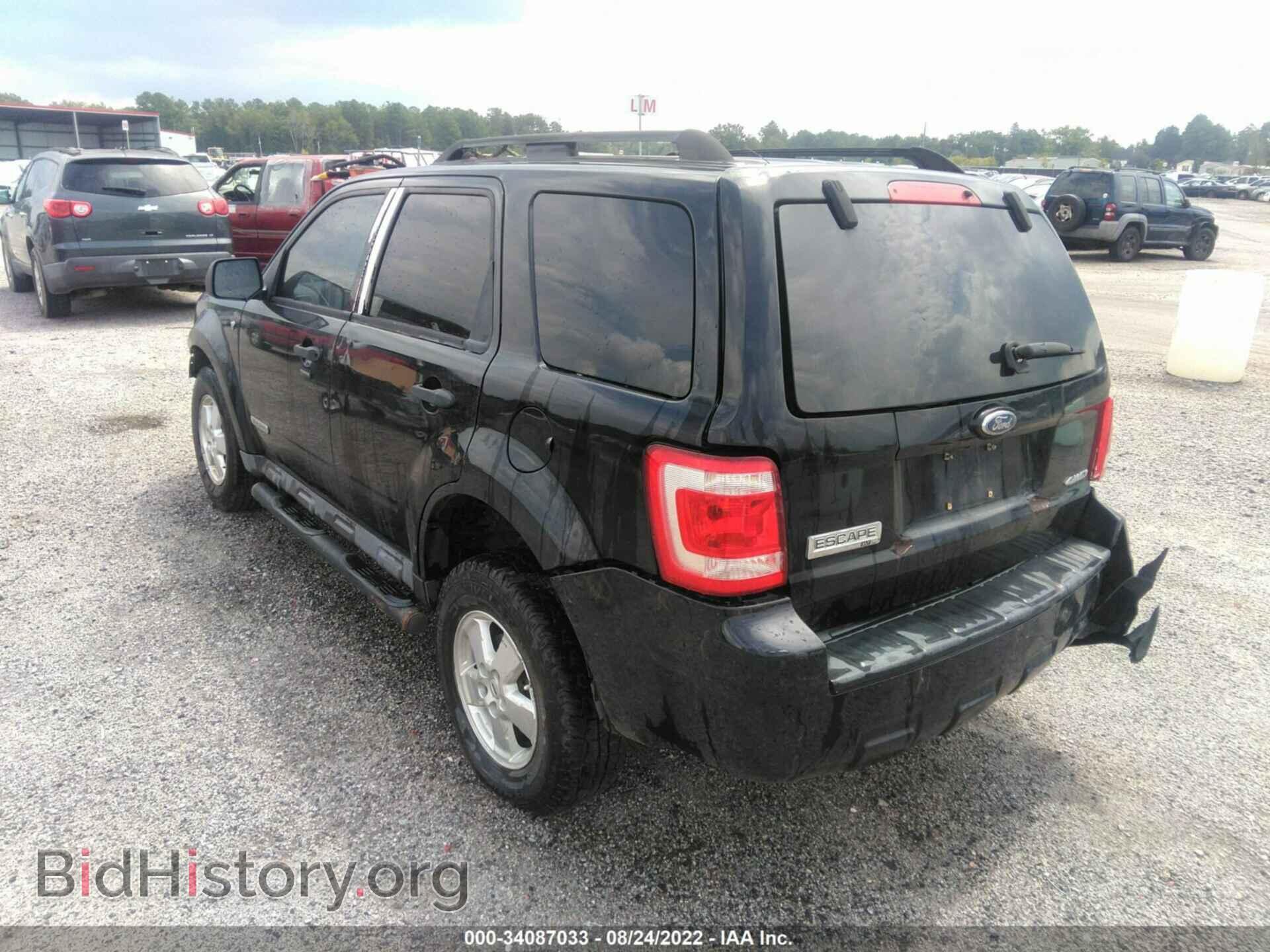 2008 FORD ESCAPE - VIN: 1FMCU93128KA06517 - Фото 3
