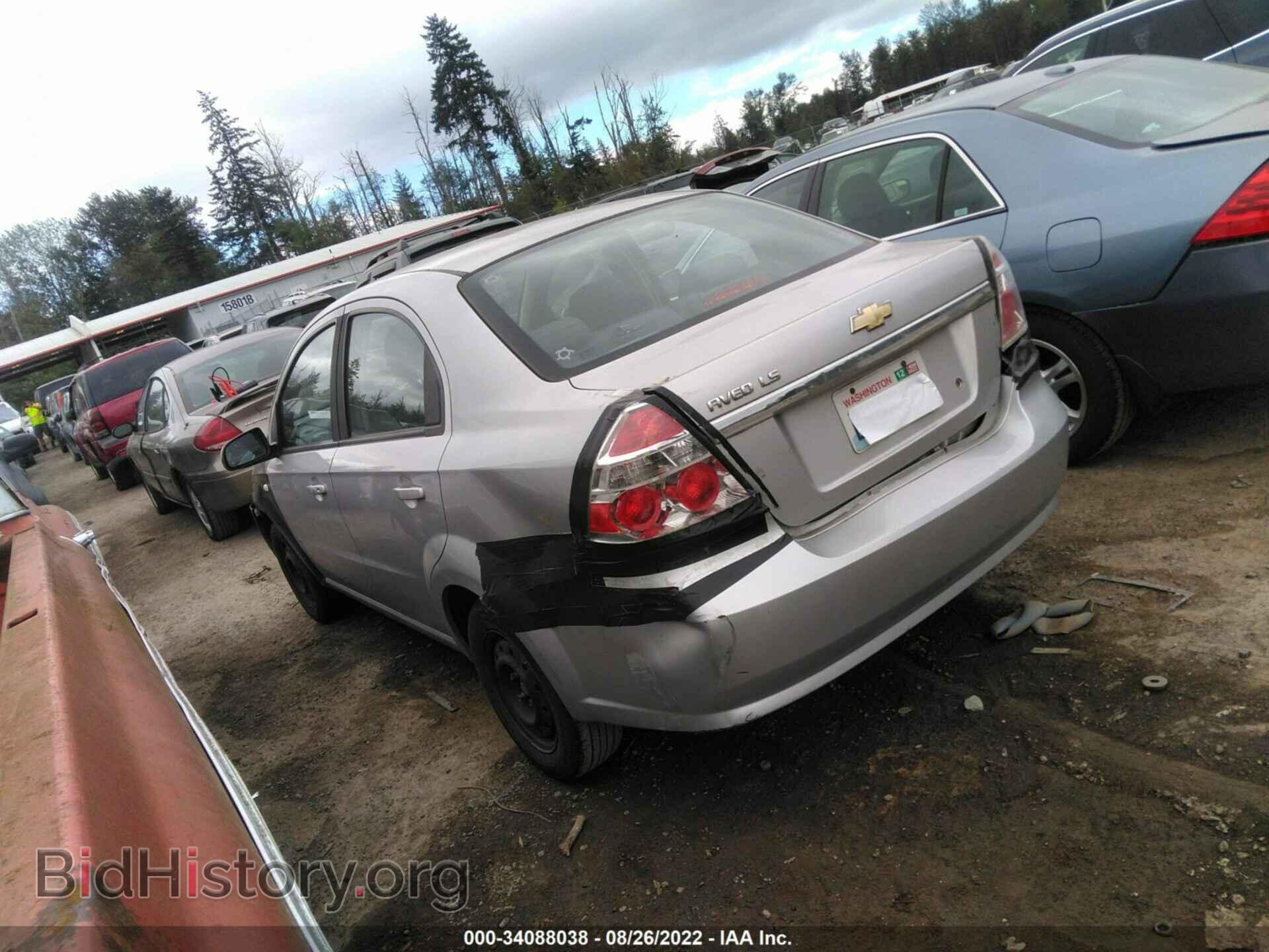2007 CHEVROLET AVEO - VIN: KL1TD56667K043435 - Фото 3
