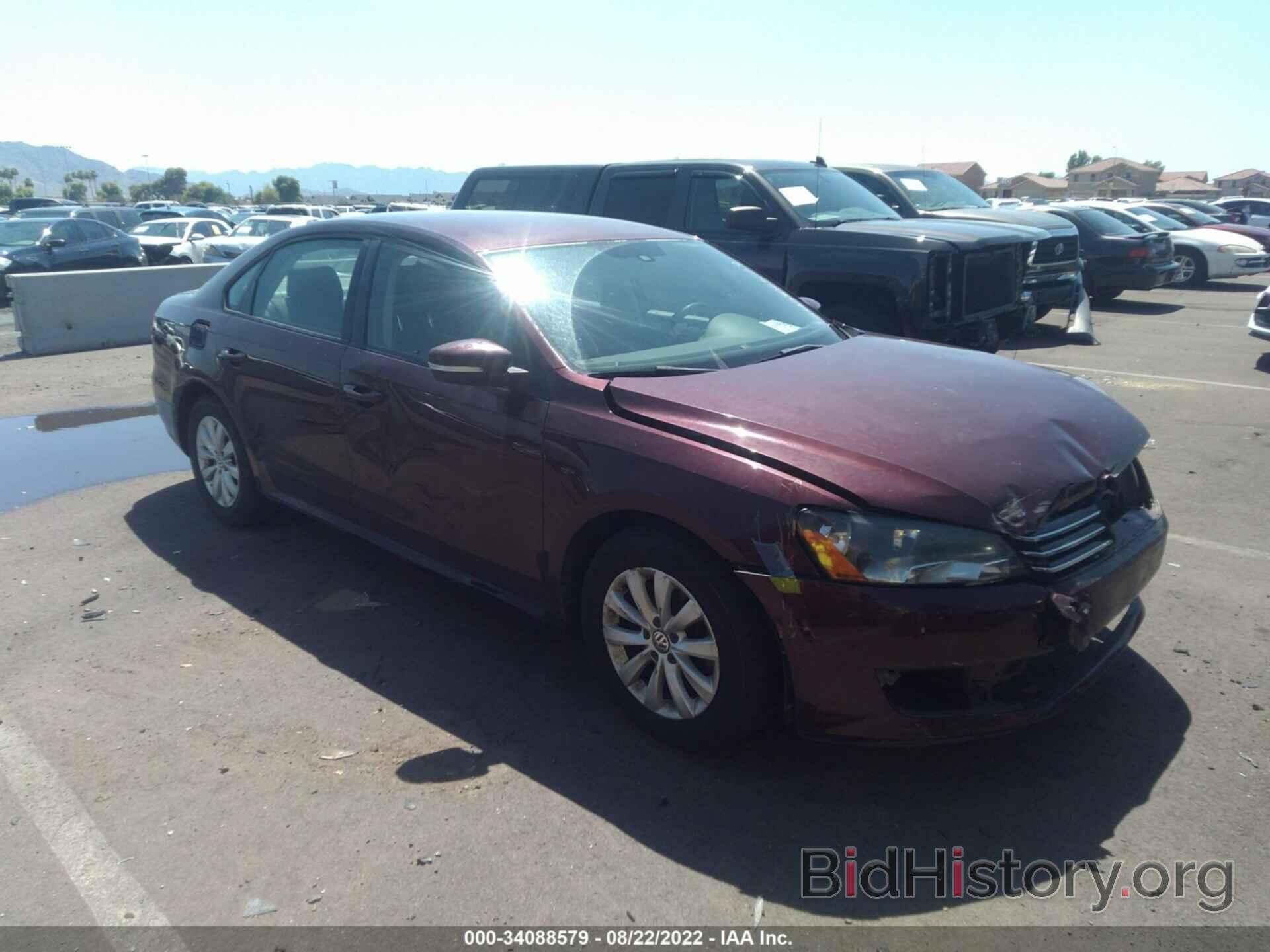 Photo 1VWAP7A36DC082710 - VOLKSWAGEN PASSAT 2013