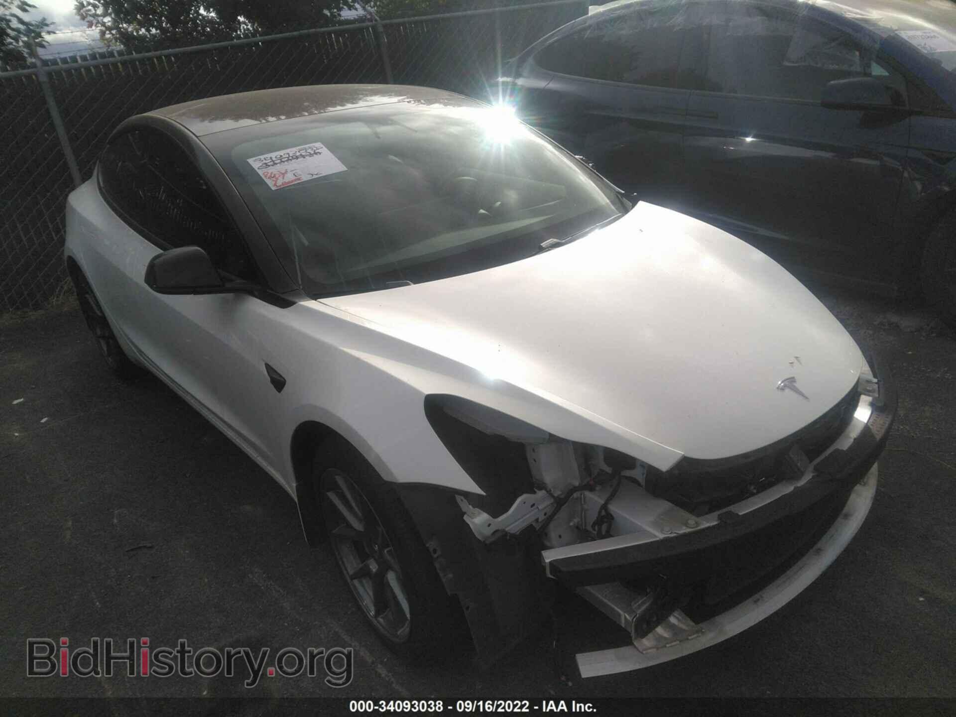 Photo 5YJ3E1EAXMF867788 - TESLA MODEL 3 2021