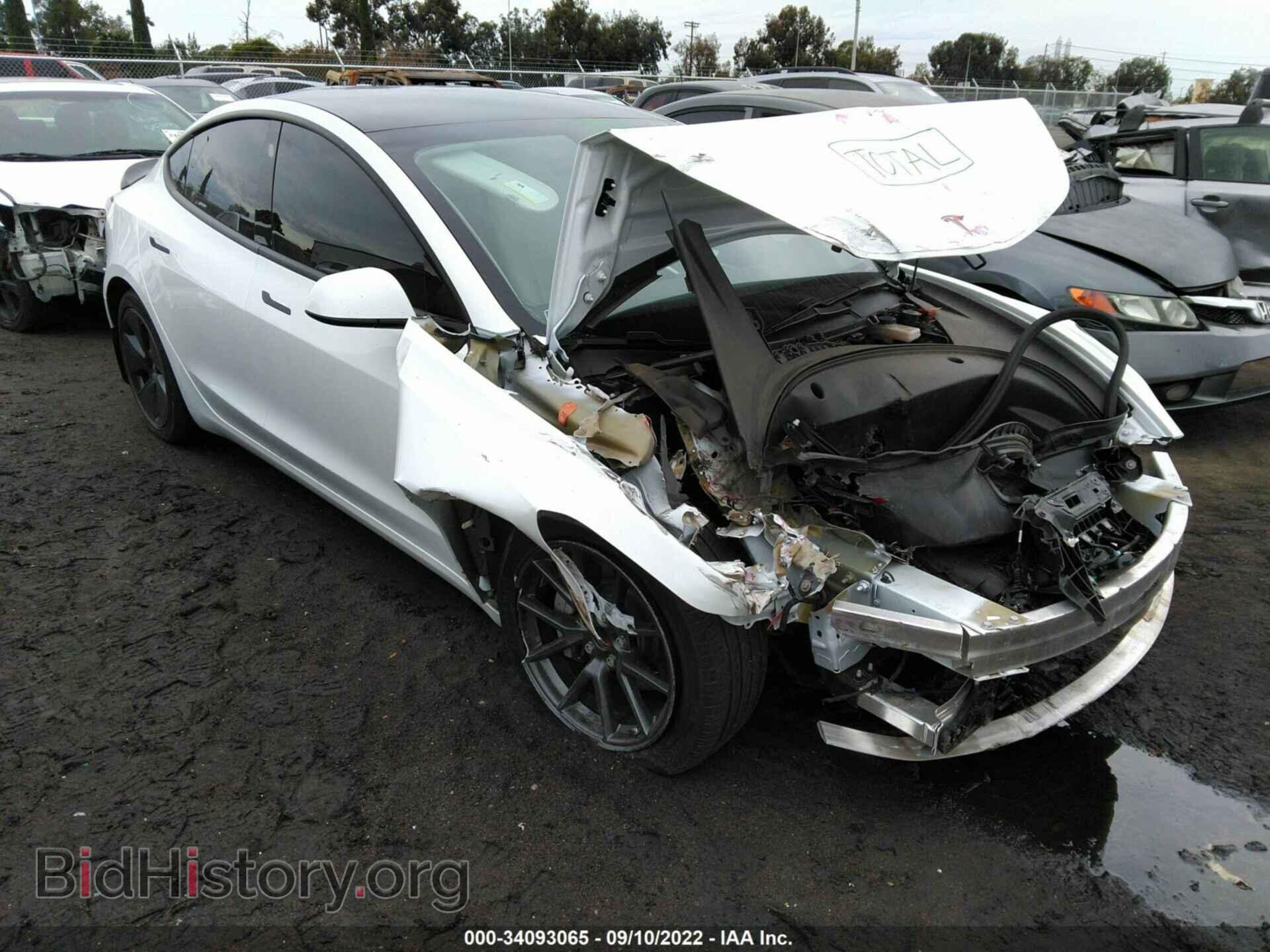 Photo 5YJ3E1EA3MF938782 - TESLA MODEL 3 2021