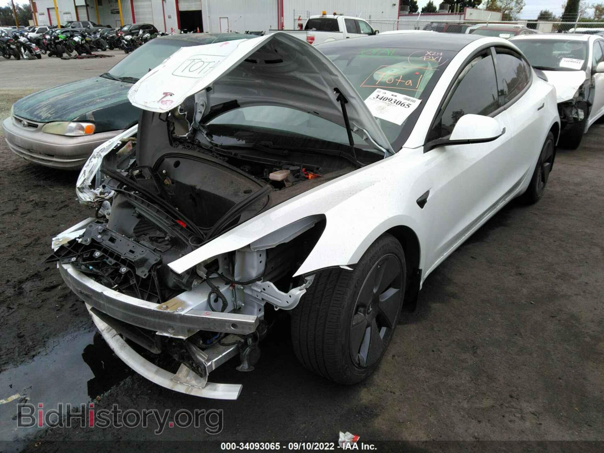 2021 TESLA MODEL 3 - VIN: 5YJ3E1EA3MF938782 - Фото 2