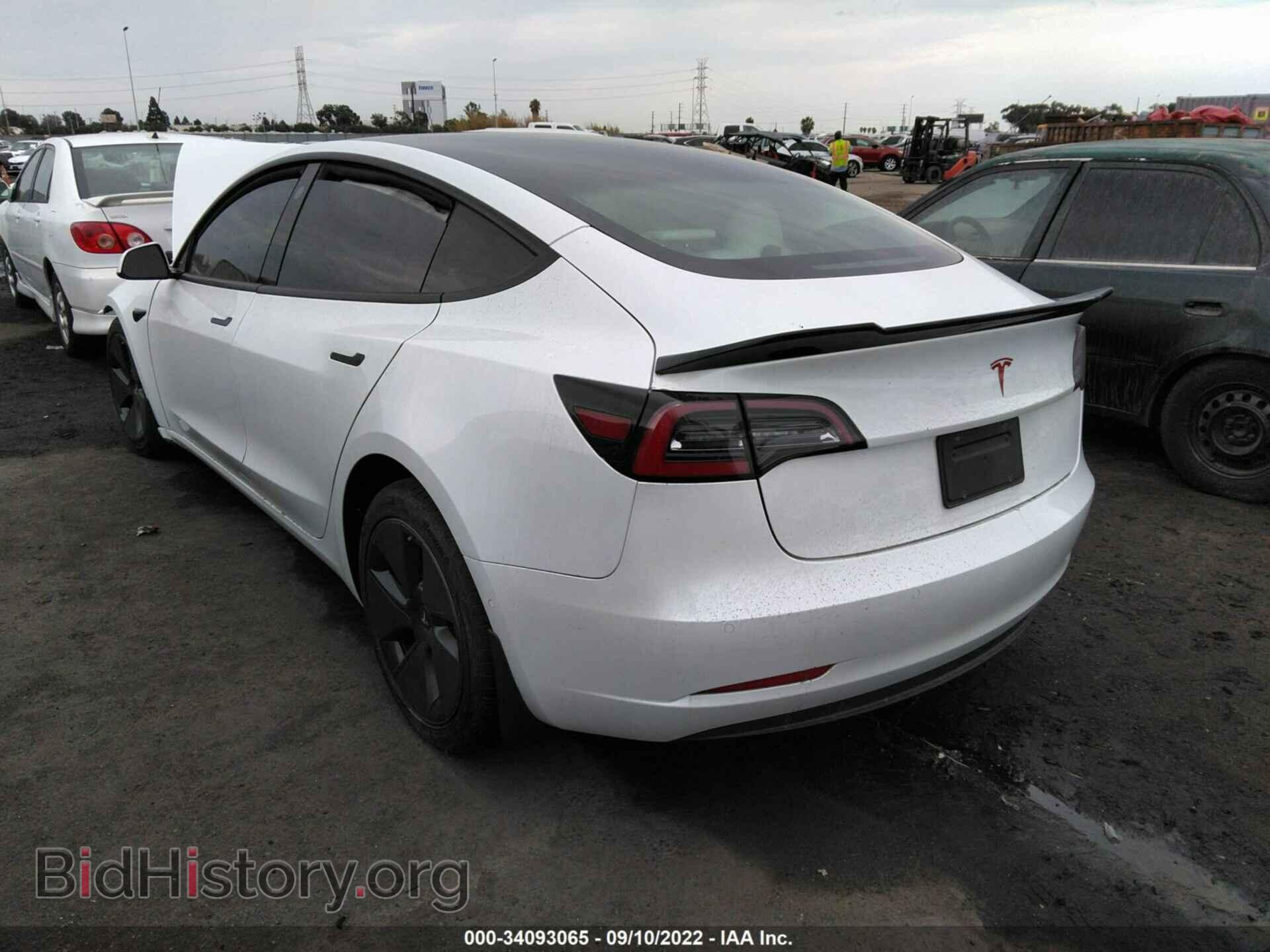 2021 TESLA MODEL 3 - VIN: 5YJ3E1EA3MF938782 - Фото 3